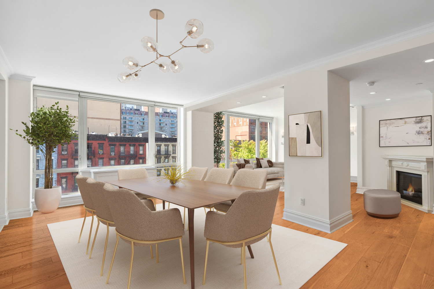 401 East 60th Street 4C, Lenox Hill, Upper East Side, NYC - 5 Bedrooms  
5 Bathrooms  
9 Rooms - 