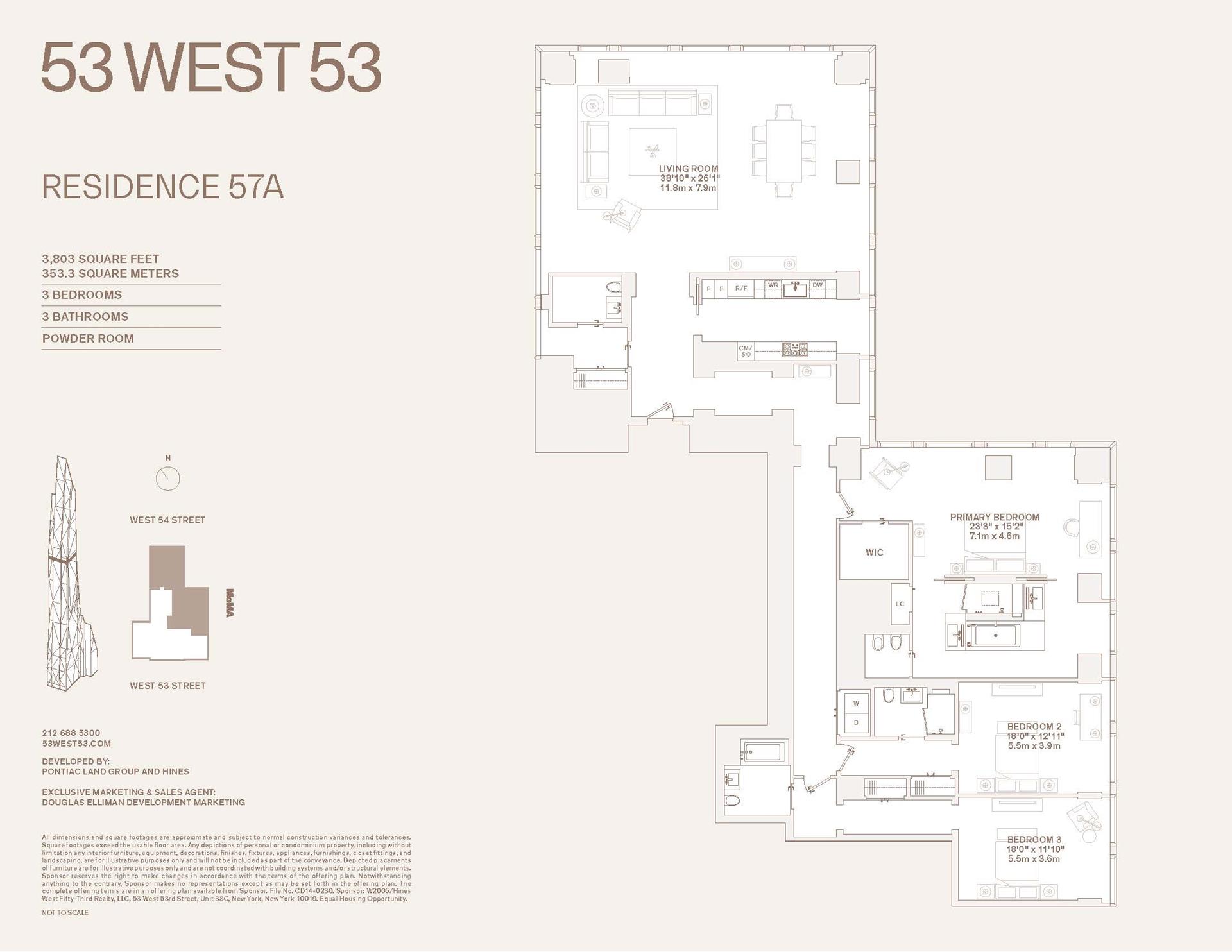 Floorplan for 53 West 53rd Street, 57A
