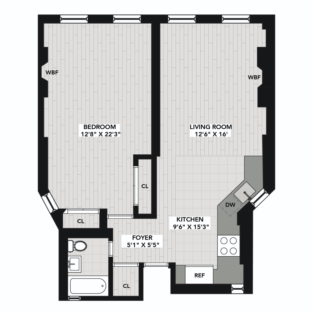 Floorplan for 170 East 92nd Street, 4C