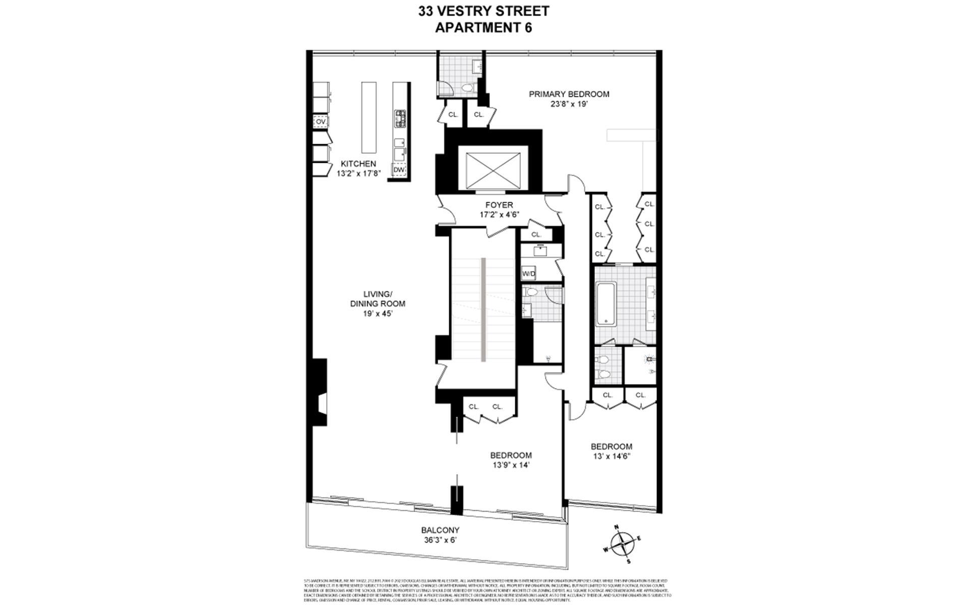 Floorplan for 33 Vestry Street, 6