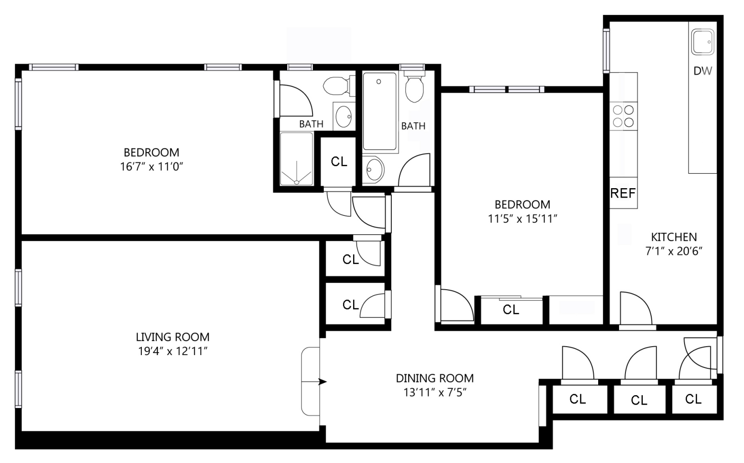 860 Grand concourse, New York, NY 10451, 2 Bedrooms Bedrooms, 5 Rooms Rooms,2 BathroomsBathrooms,Residential,For Sale,Grand concourse,RPLU-476622946974