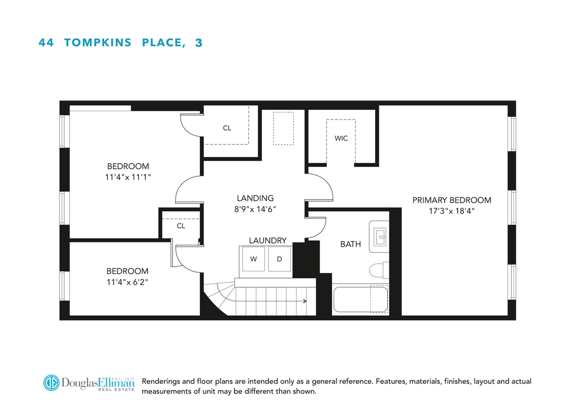 Floorplan for 44 Tompkins Place, 3