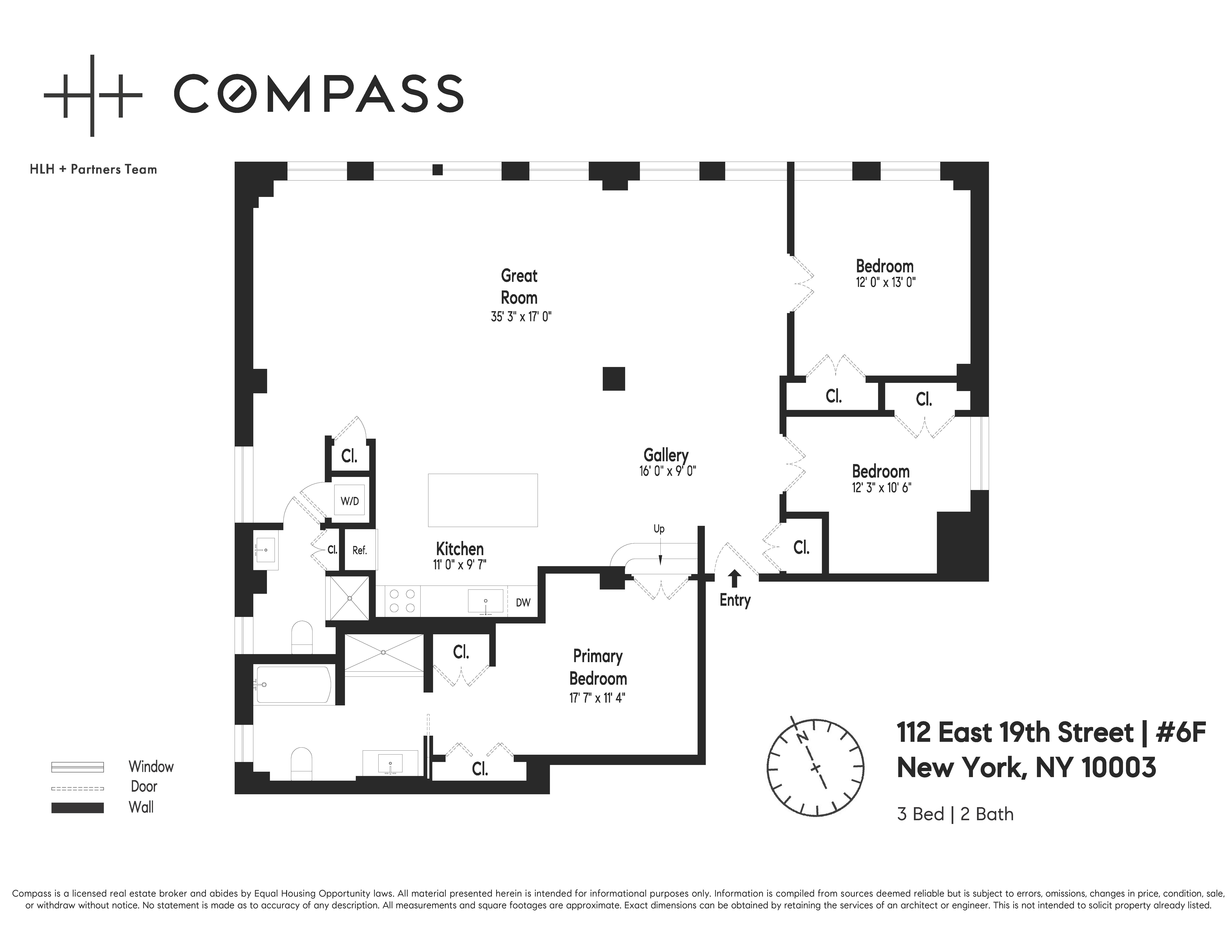 Floorplan for 112 East 19th Street, 6F