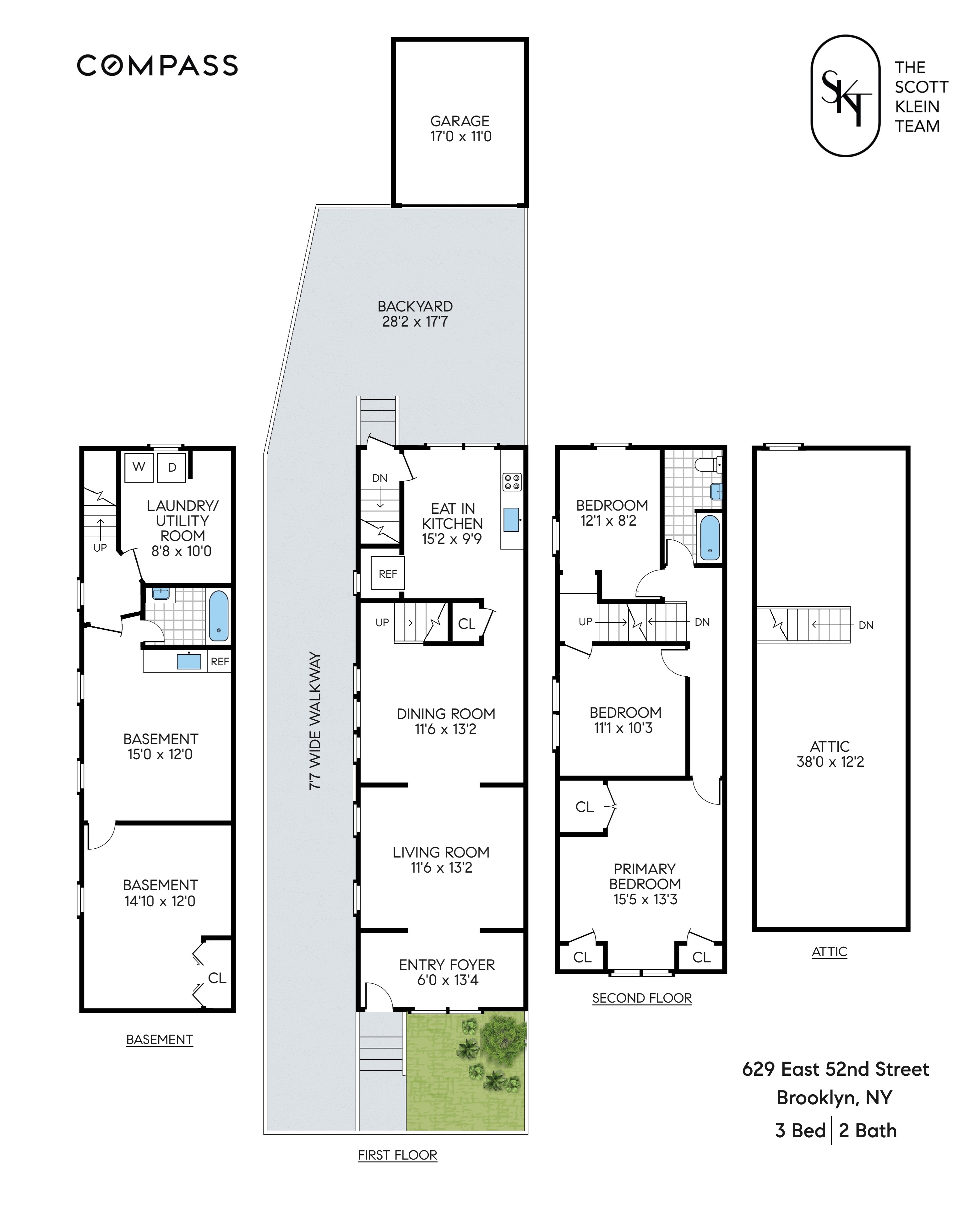 Floorplan for 629 East 52nd Street