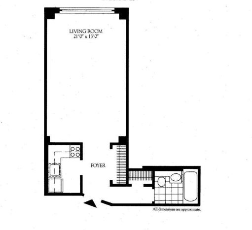 Floorplan for 301 East 66th Street, 9A