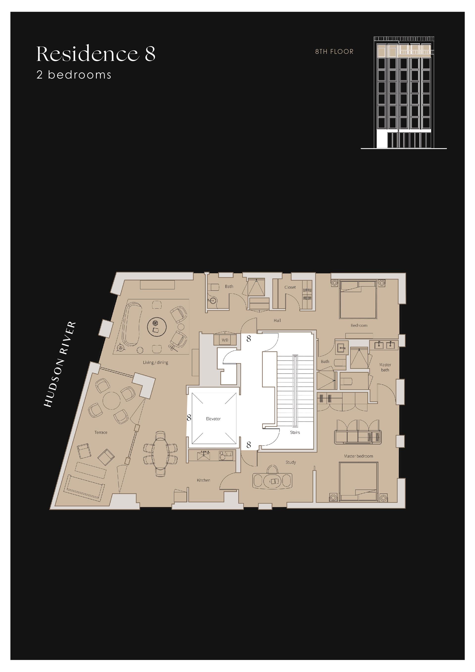 Floorplan for 401 West Street, PENTHOUSE