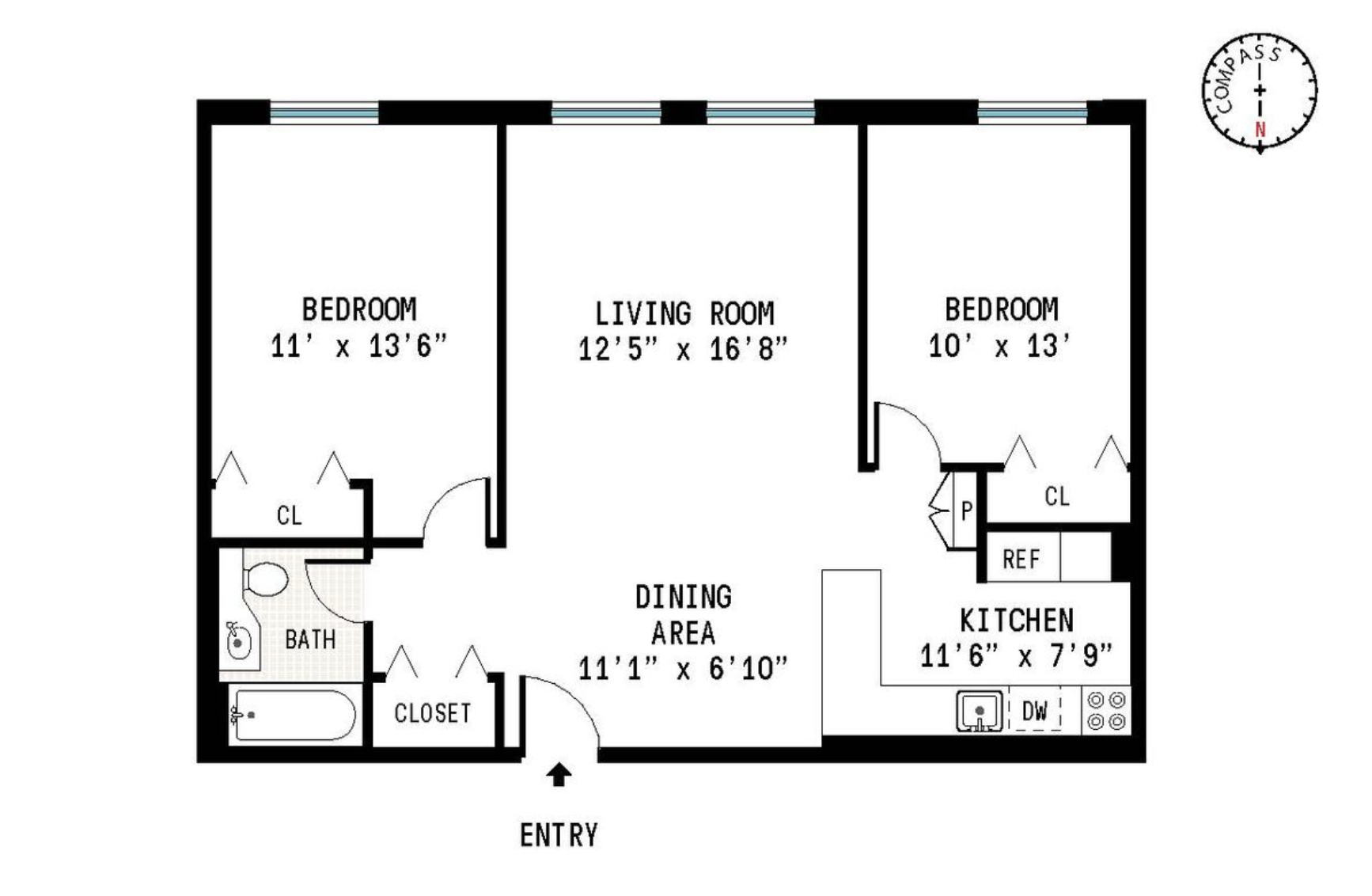 Floorplan for 130 Lenox Avenue, 429