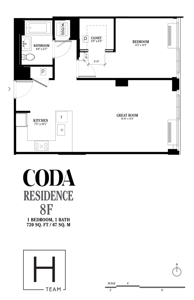 Floorplan for 385 1st Avenue, 8F