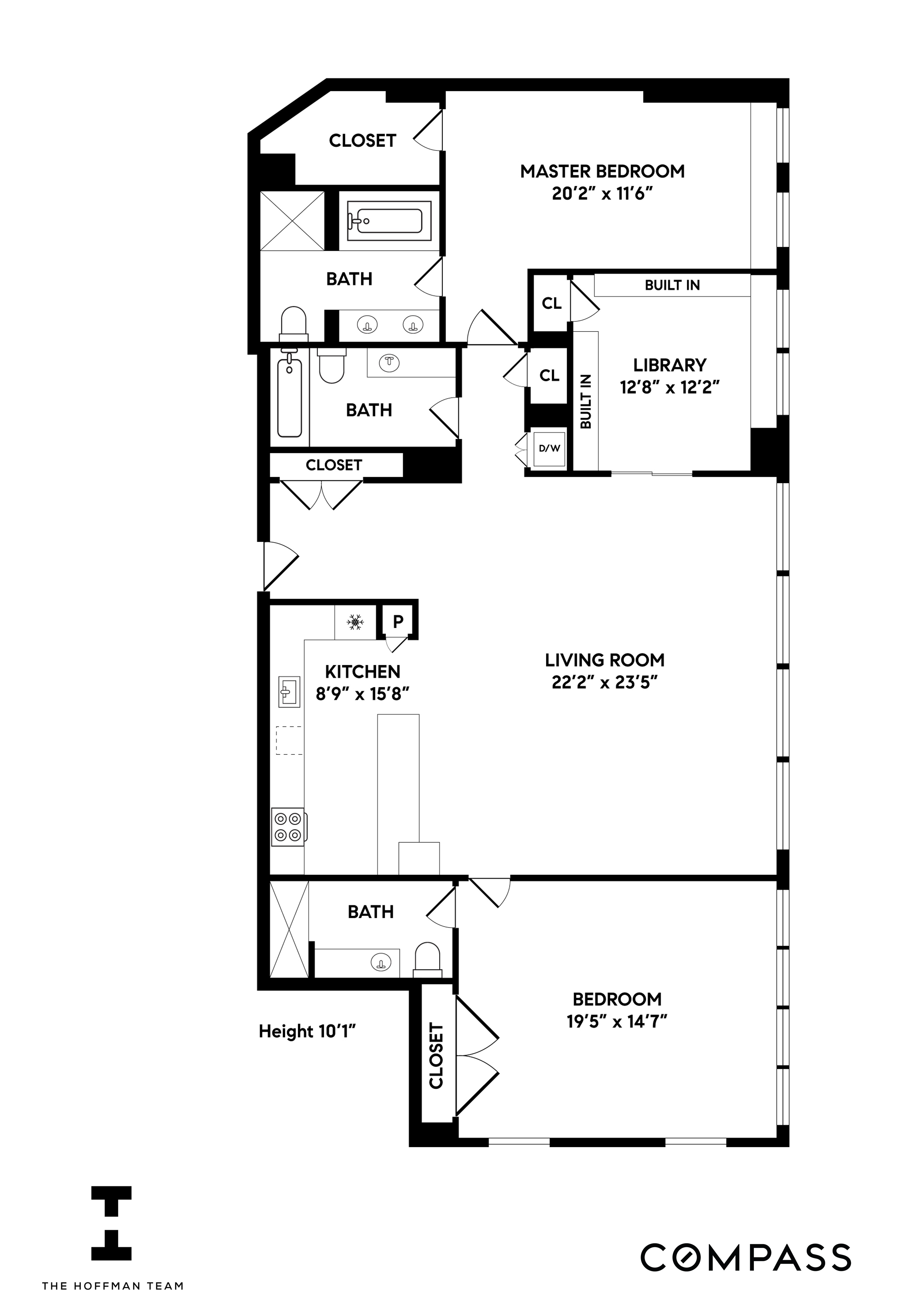 Floorplan for 130 West 30th Street, 9C