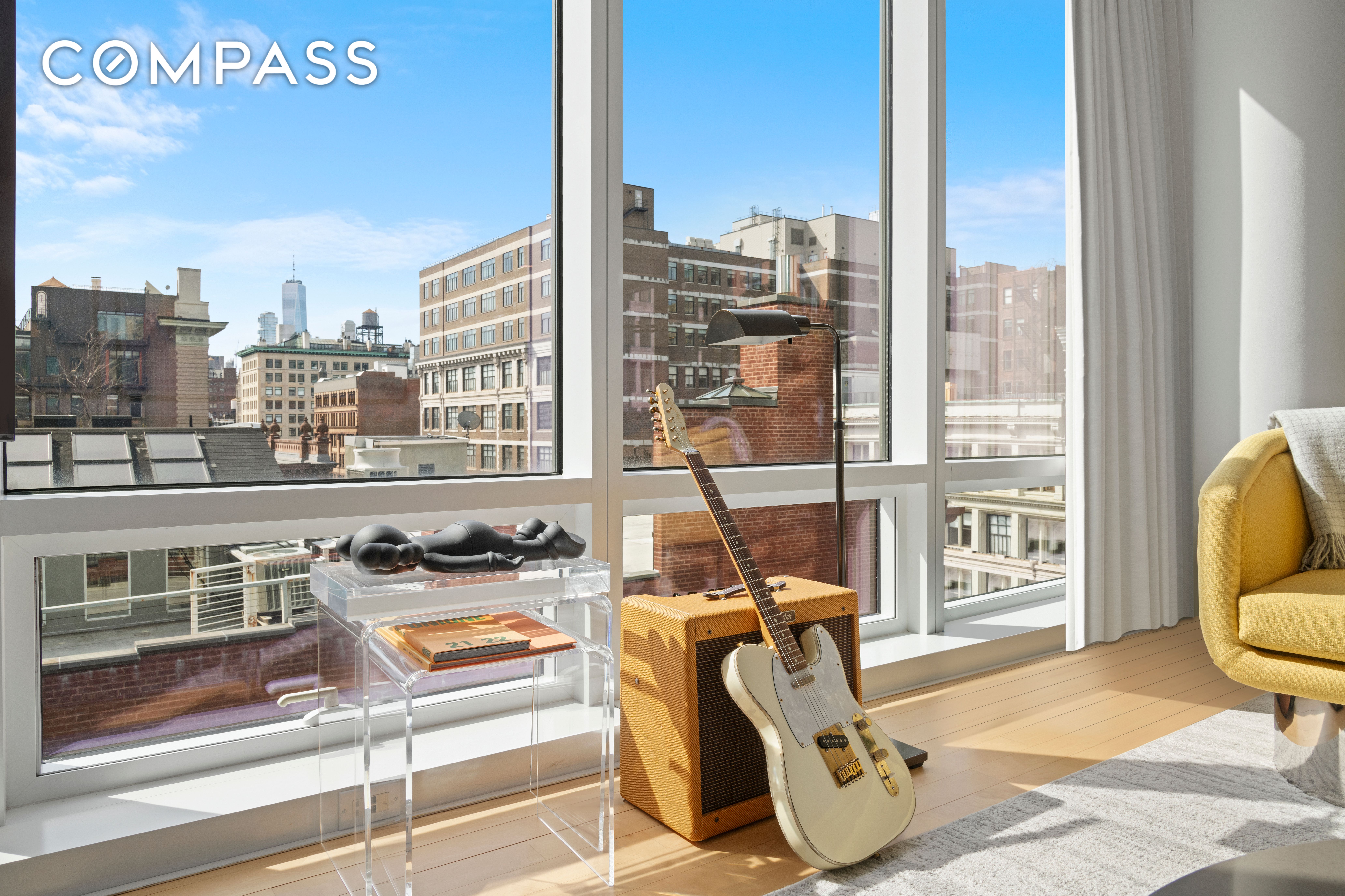 445 Lafayette Street 8B, Noho, Downtown, NYC - 2 Bedrooms  
2.5 Bathrooms  
7 Rooms - 