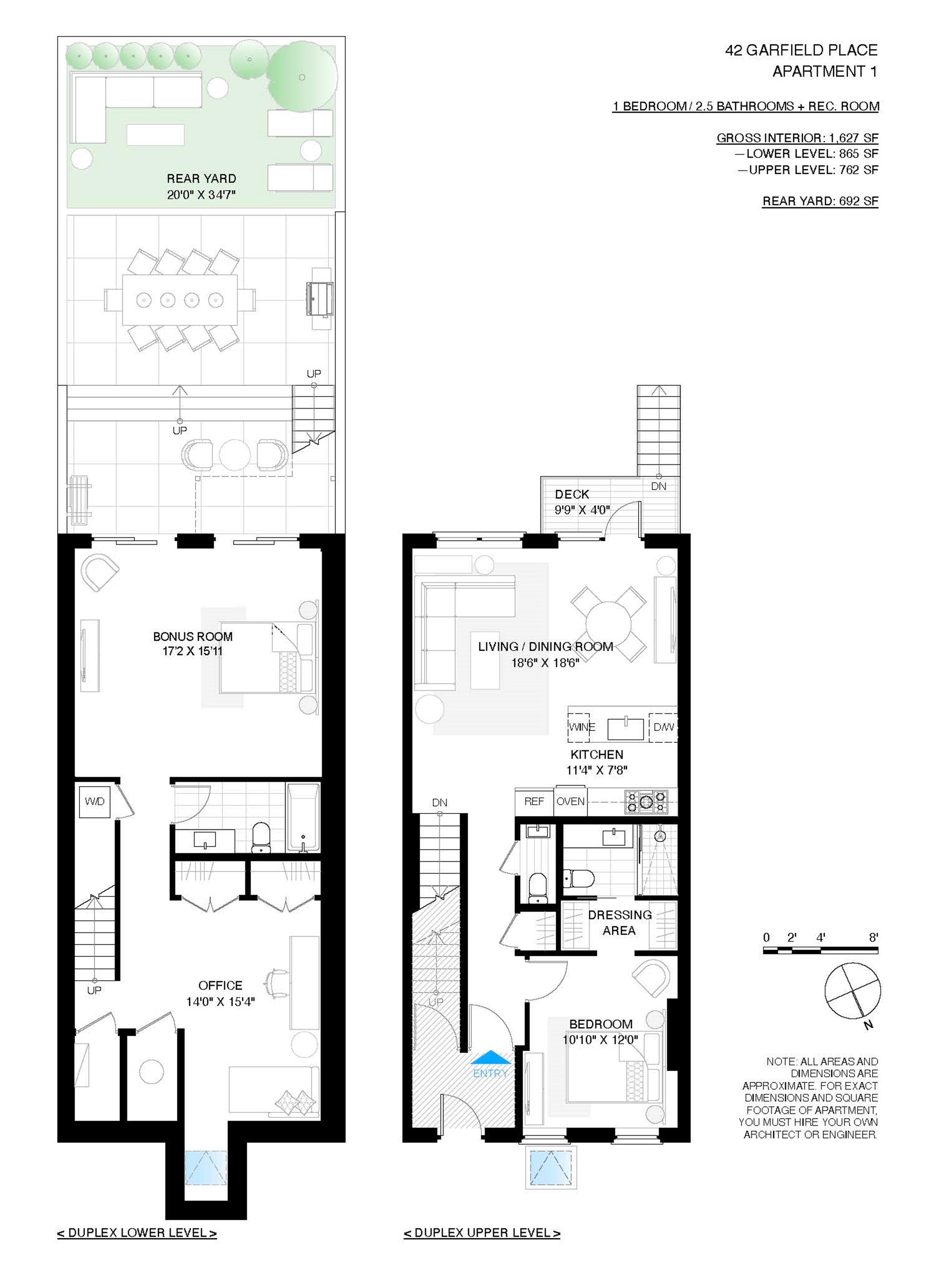 Floorplan for 42 Garfield Place, 1