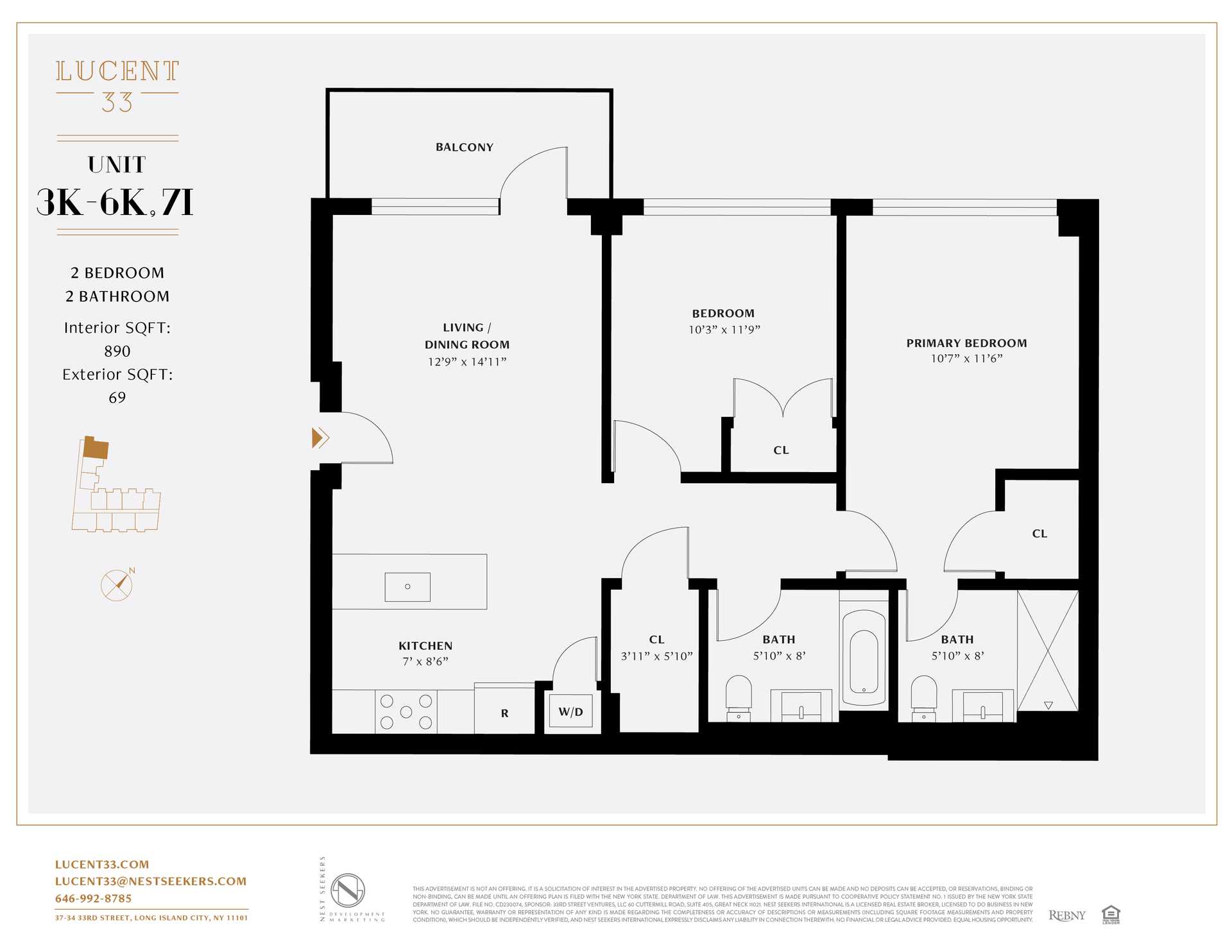 Floorplan for 37-34 33rd Street