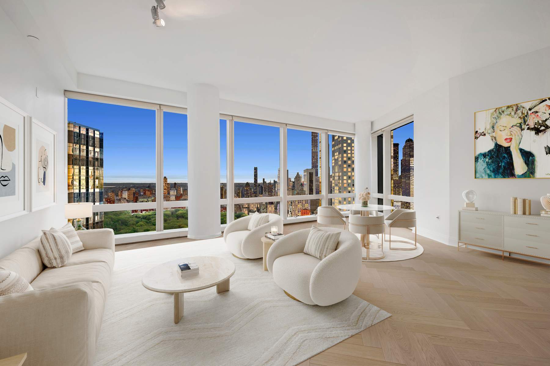 80 Columbus Circle 65D, Lincoln Square, Upper West Side, NYC - 3 Bedrooms  
3.5 Bathrooms  
5 Rooms - 