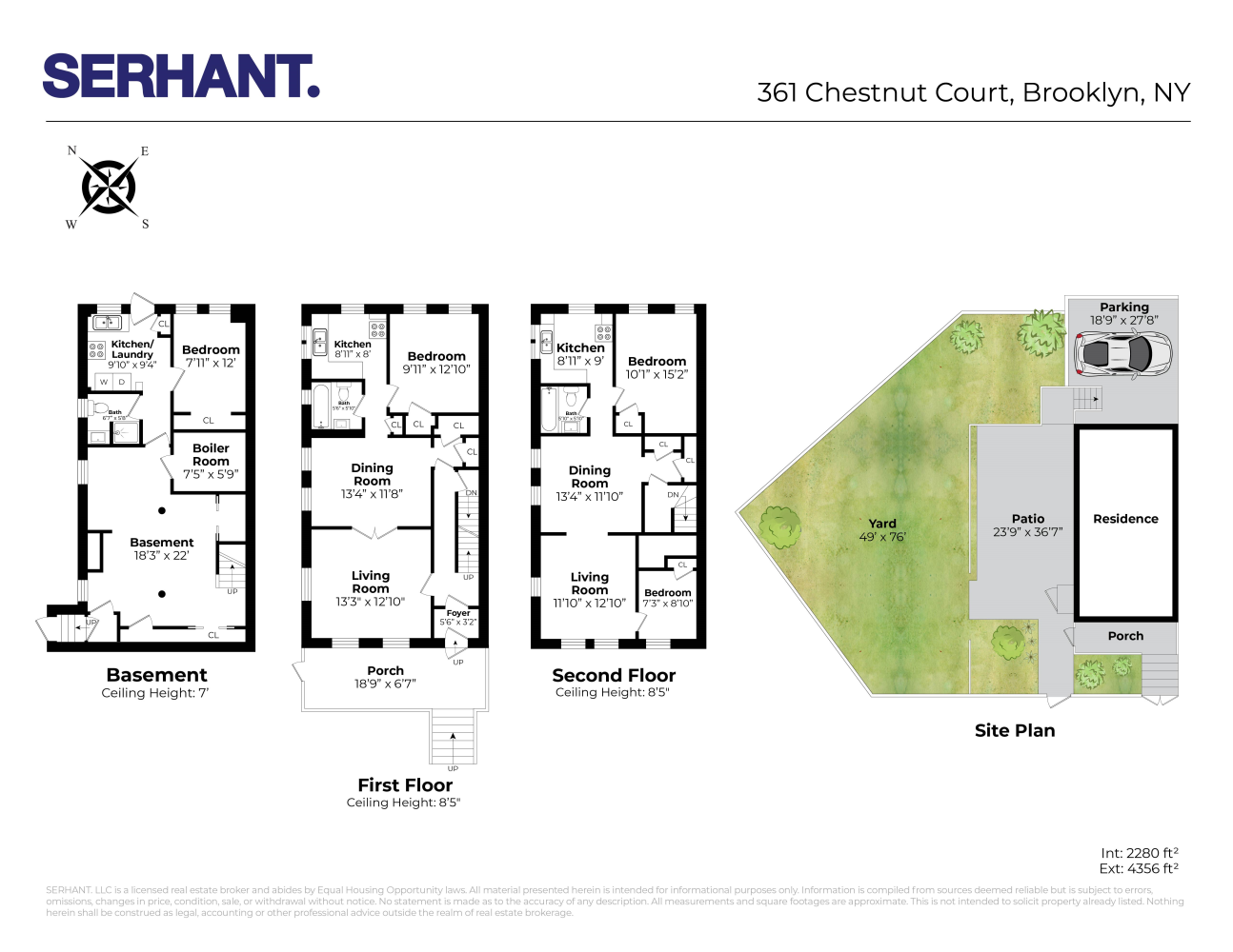 Floorplan for 361 Chestnut Street
