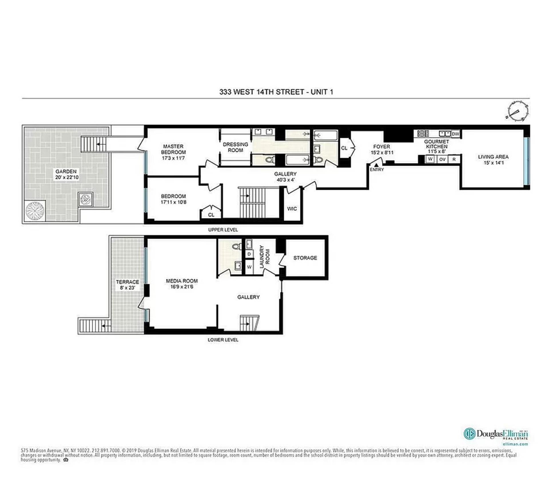 Floorplan for 333 West, 14th Street, 1