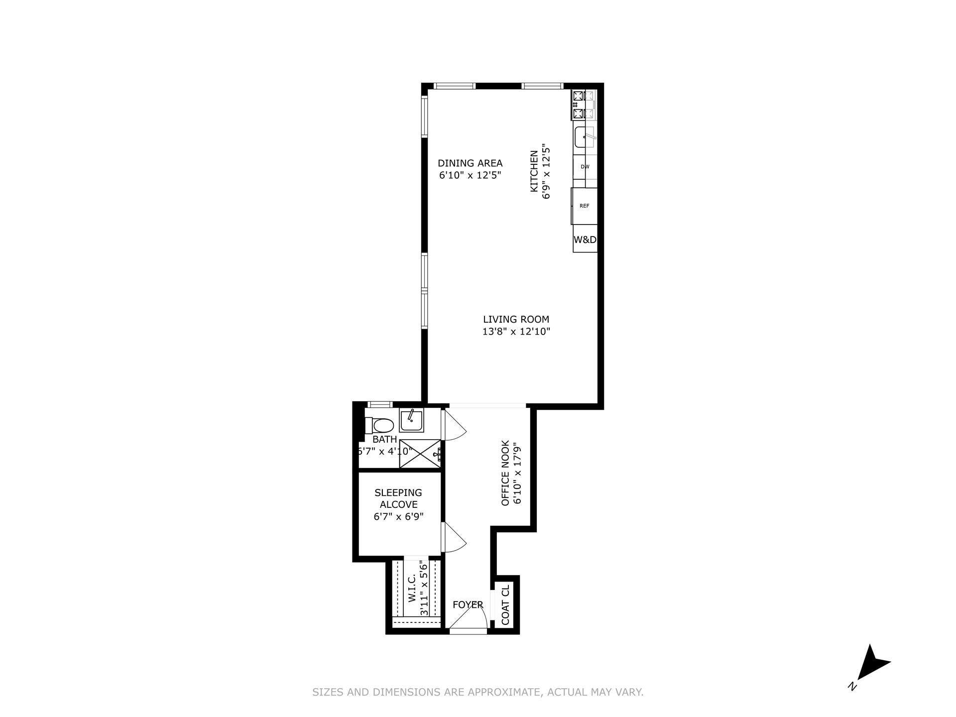 Floorplan for 25 Indian Road, 2A