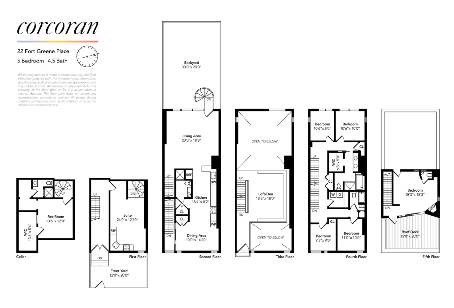 Floorplan for 22 Fort Greene Place