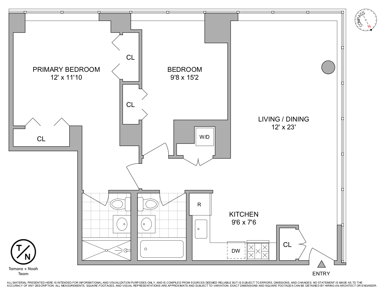 Floorplan for 230 Ashland Place, 18D