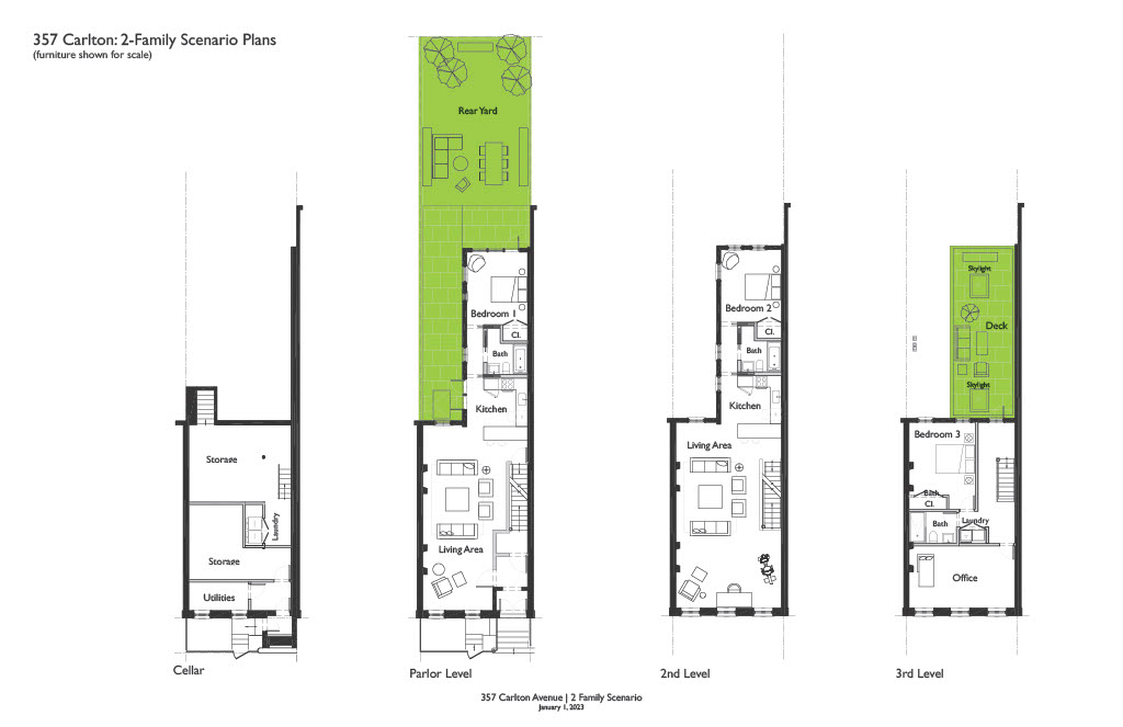 Floorplan for 357 Carlton Avenue