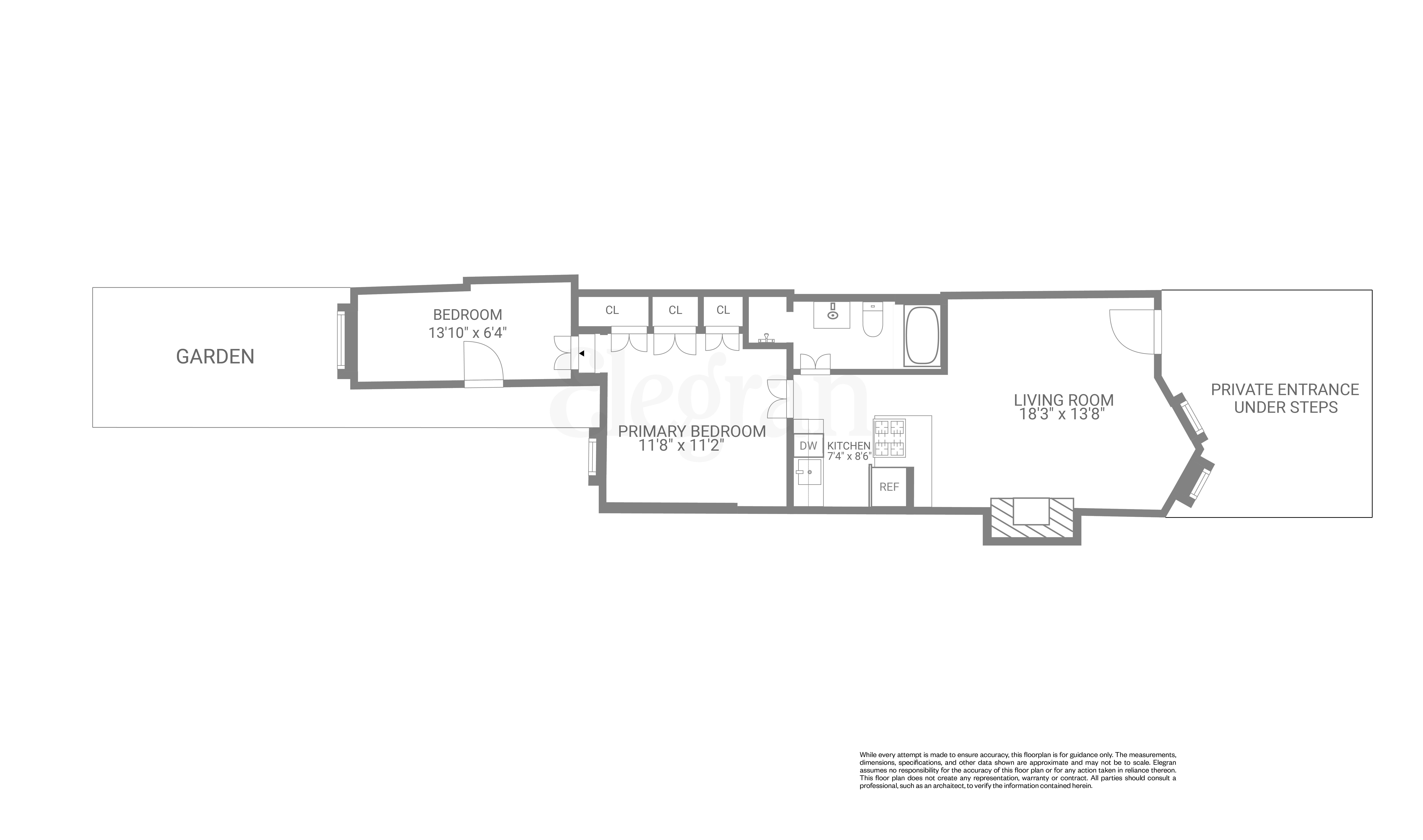 Floorplan for 659 Degraw Street, 1