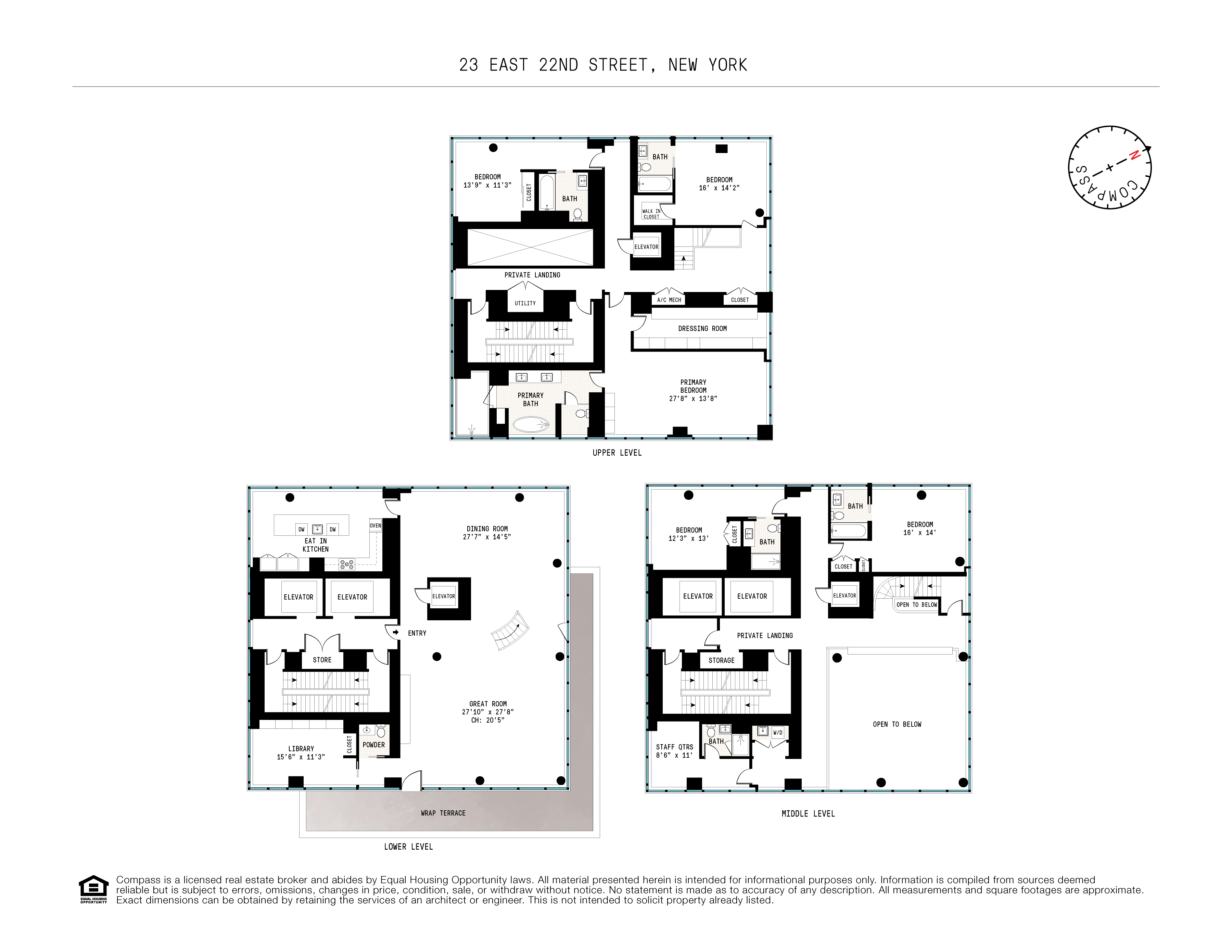 23 E 22nd Street, New York, NY 10010, 5 Bedrooms Bedrooms, 11 Rooms Rooms,7 BathroomsBathrooms,Residential,For Sale,22nd,COMP-1547992289924561905