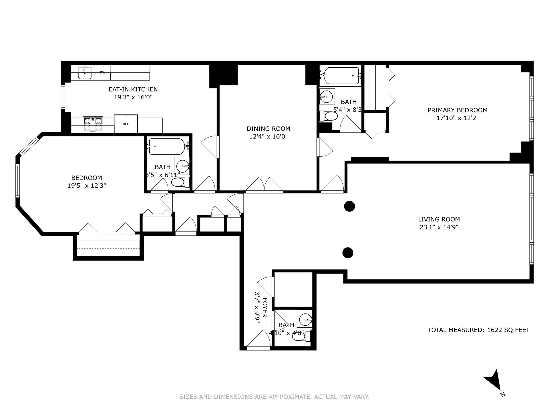 Floorplan for 40 East 84th Street, 4A