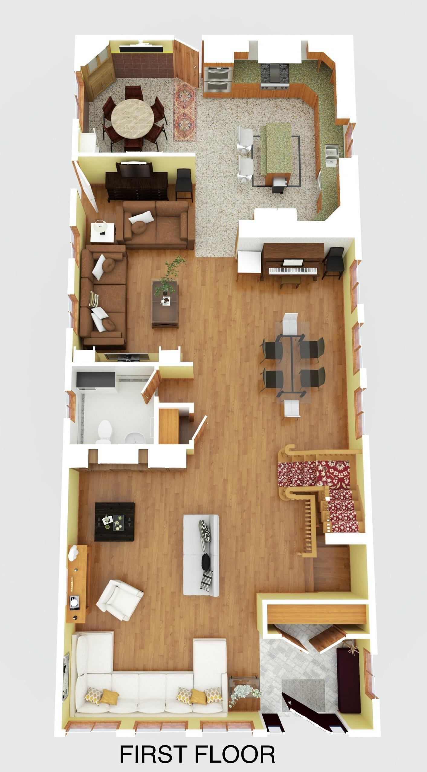 Floorplan for 265 Bay 8th Street, HOUSE