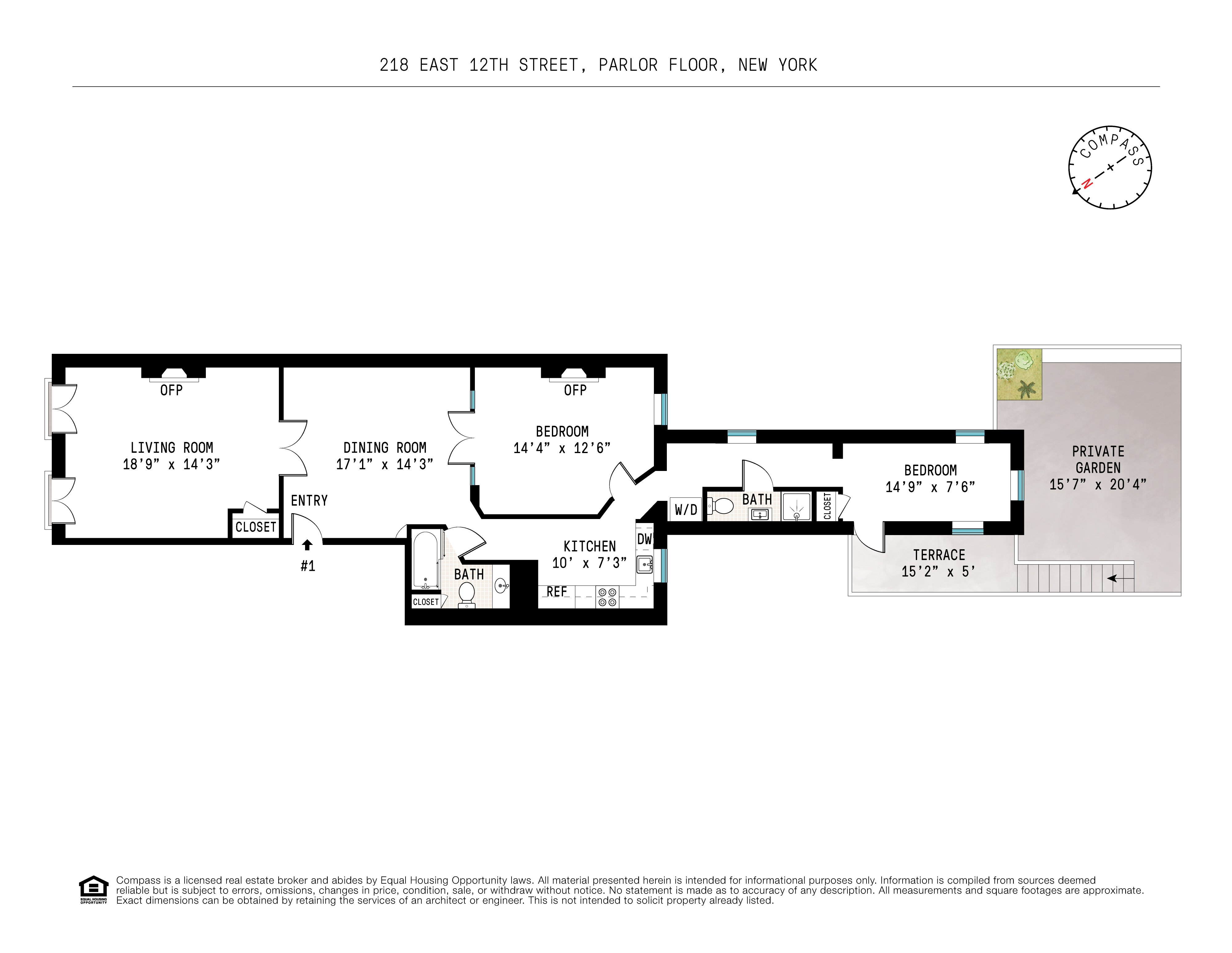 Floorplan for 218 East 12th Street, PARLOR