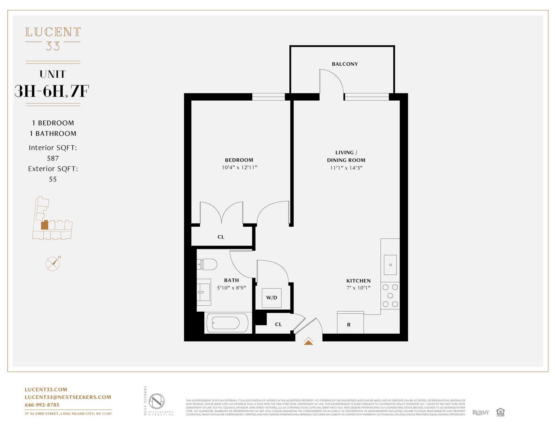 Floorplan for 37-34 33rd Street