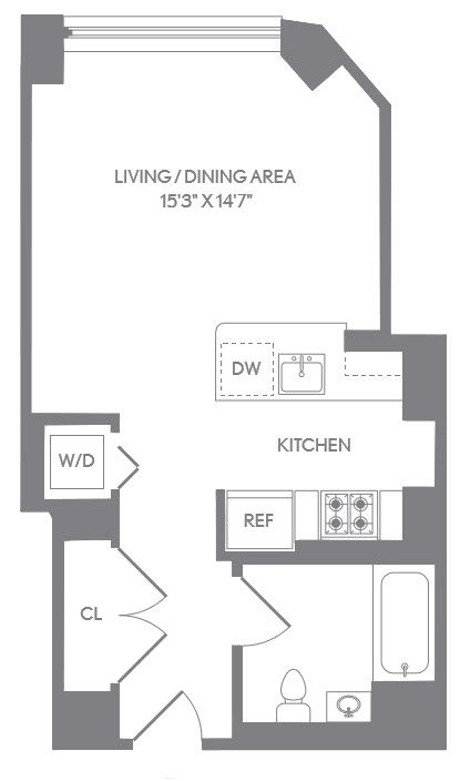 Floorplan for 227 West 77th Street, 11-L