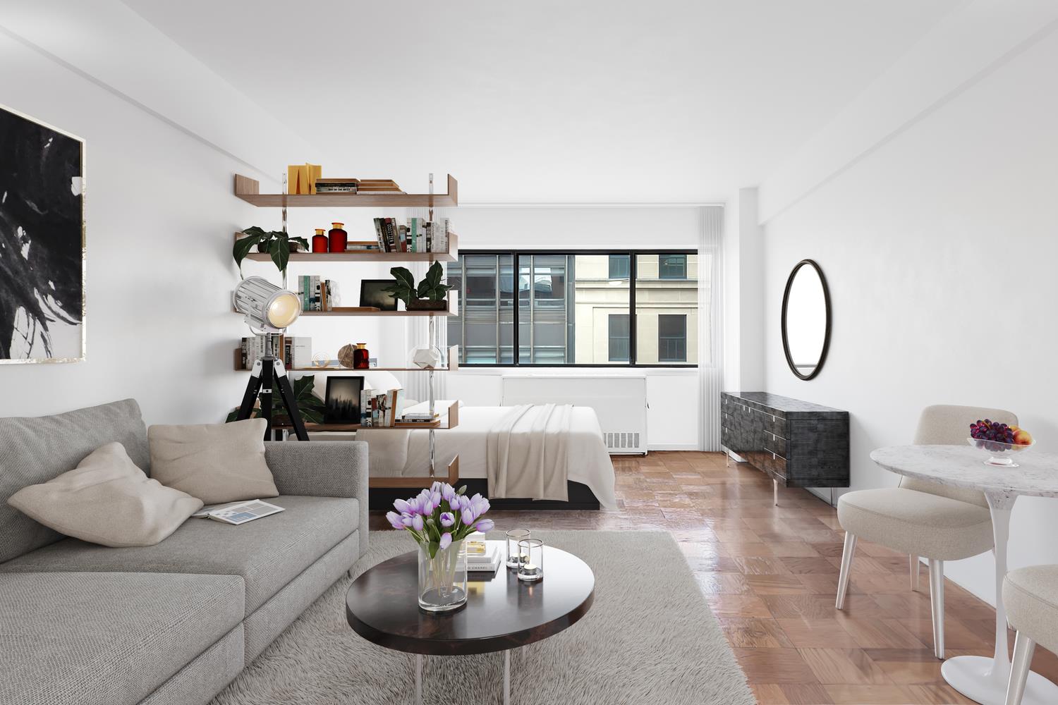 Photo 1 of 310 West 56th Street 6C, Midtown West, NYC, $415,000, Web #: 1065348712