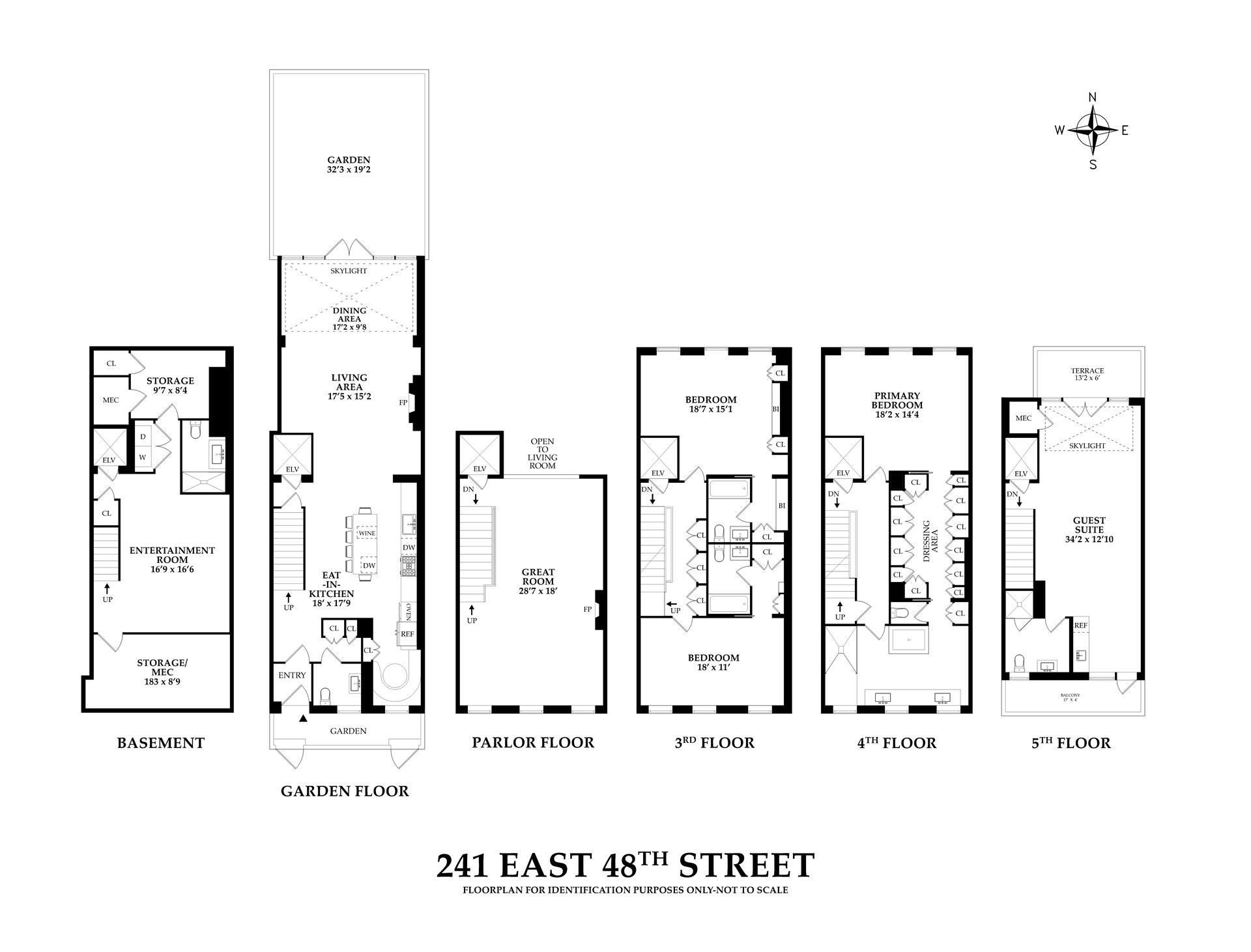 Floorplan for 241 East 48th Street
