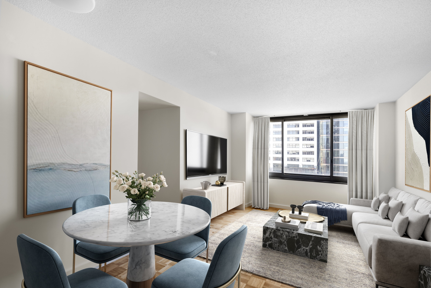 200 Rector Place 19L, Battery Park City, Downtown, NYC - 1 Bedrooms  
1 Bathrooms  
3 Rooms - 