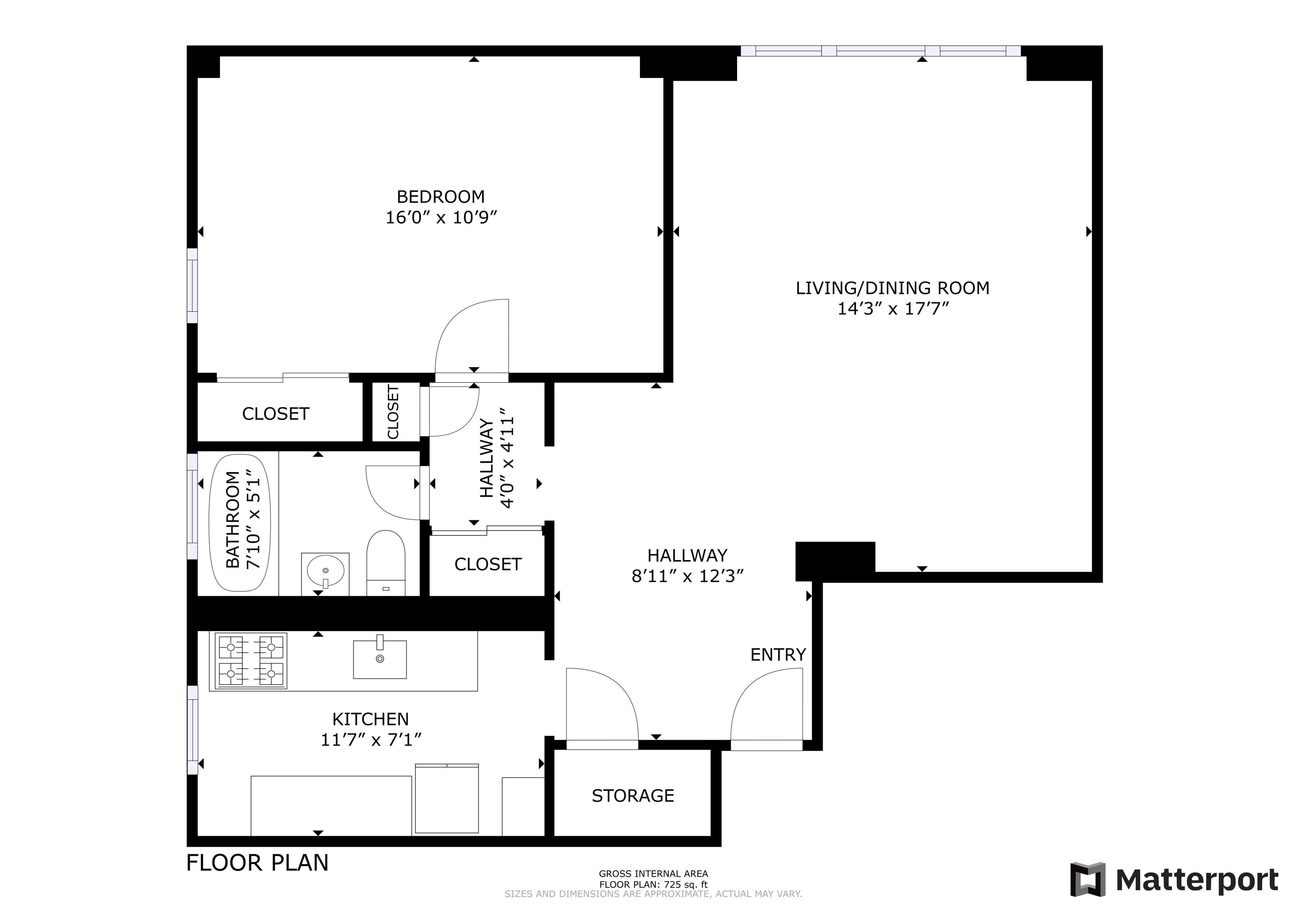 Floorplan for 21-25 34th Avenue