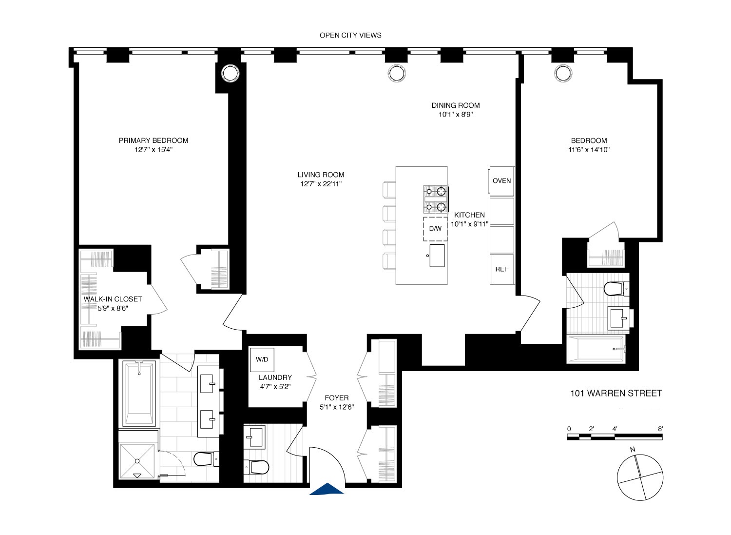 Floorplan for 101 Warren Street, 2930