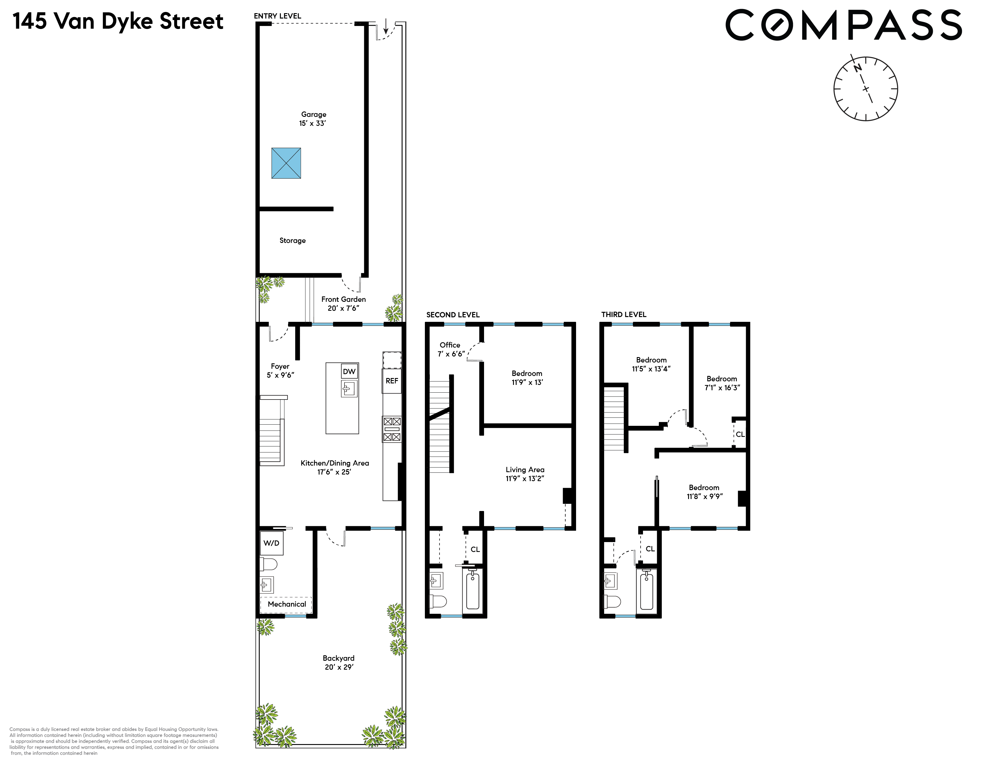Floorplan for 145 Van Dyke Street