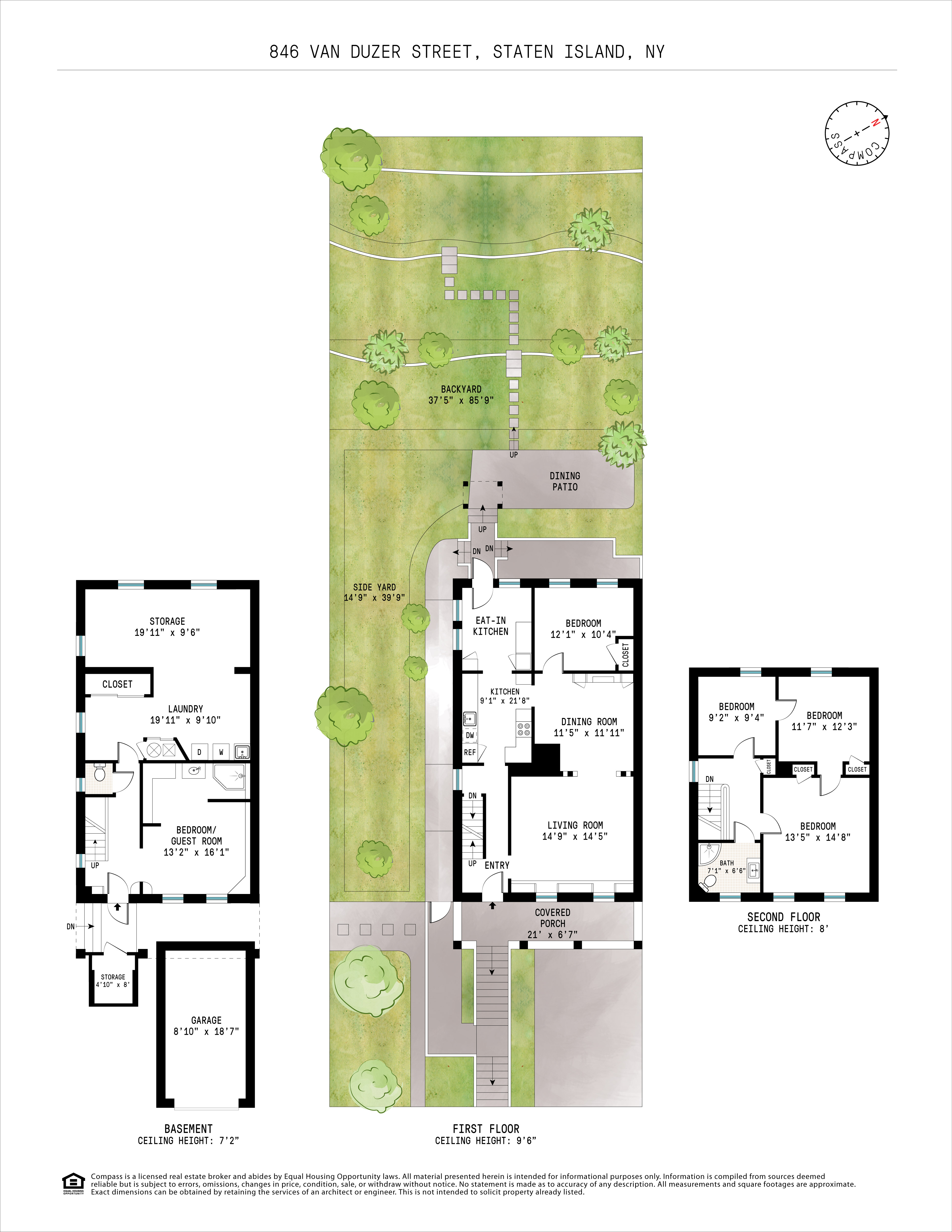 Floorplan for 846 Van Duzer Street