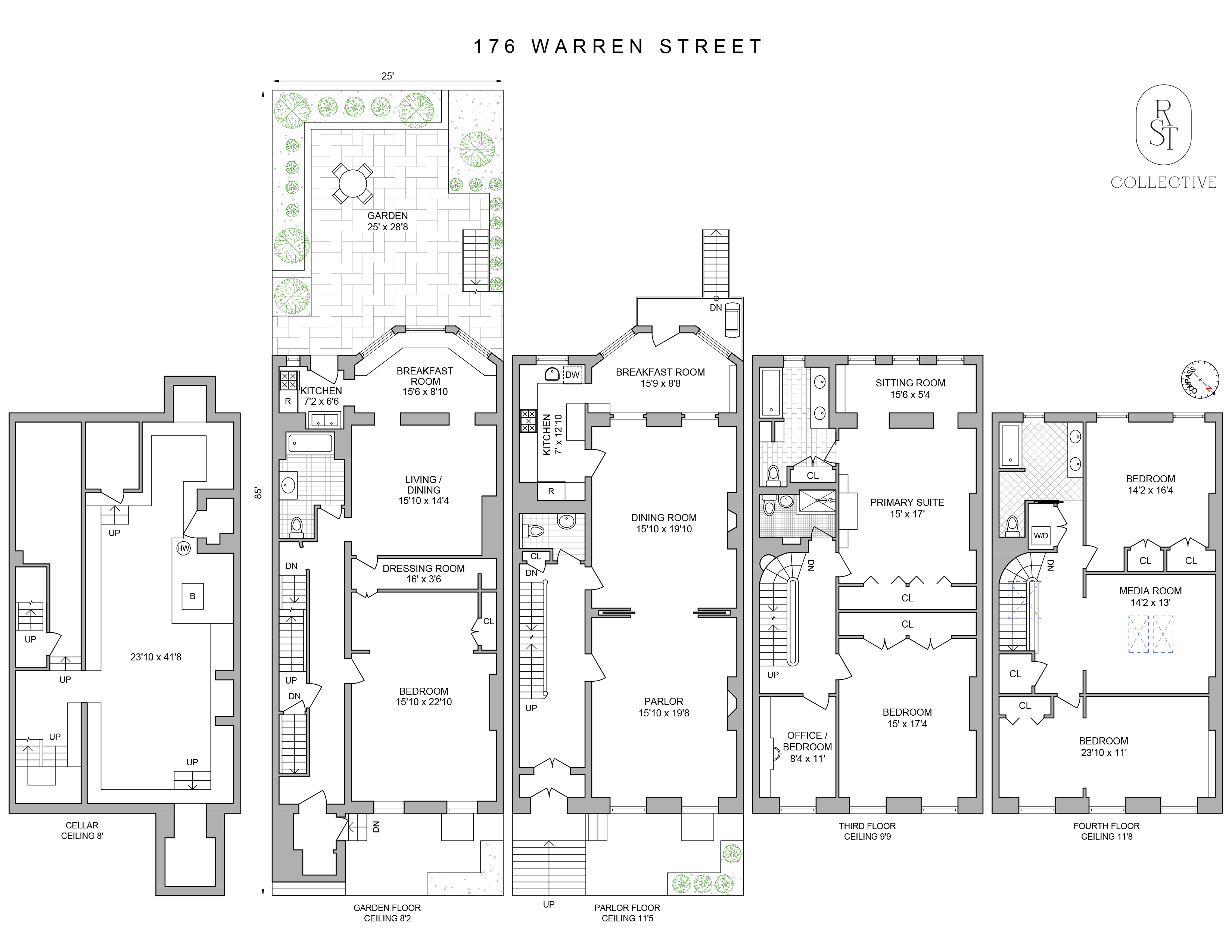 Floorplan for 176 Warren Street