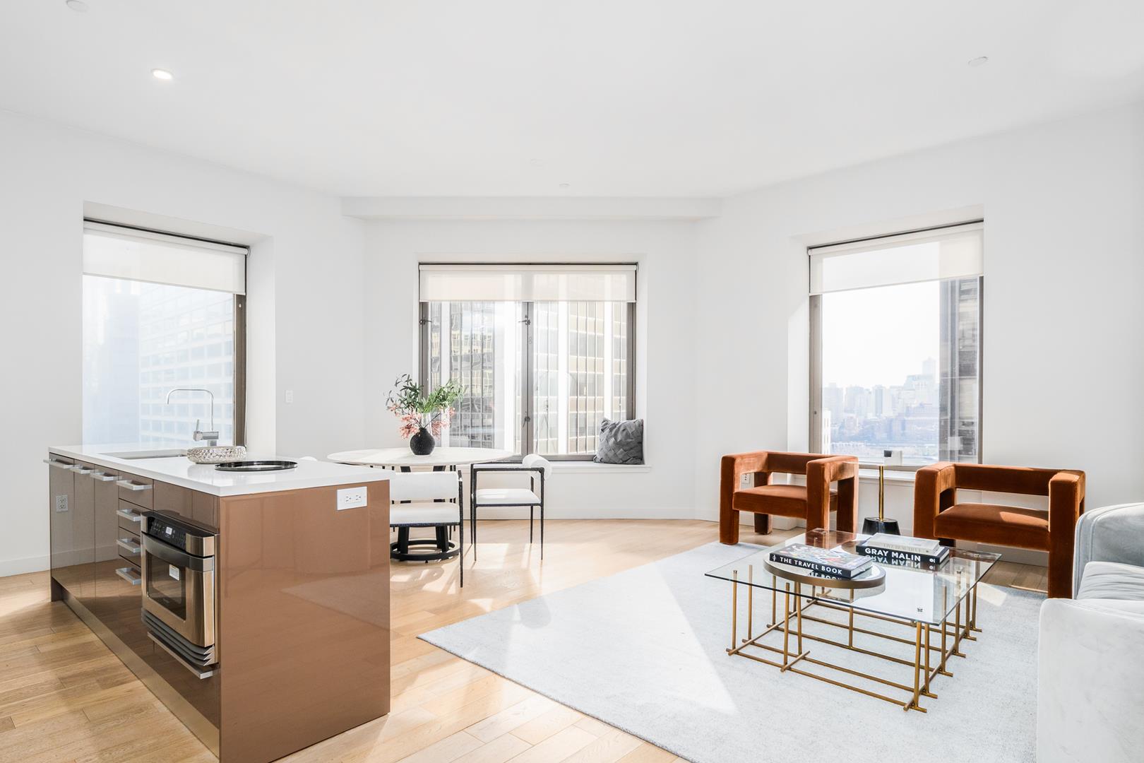 75 Wall Street 33-O, Financial District, Downtown, NYC - 2 Bedrooms  
2 Bathrooms  
3 Rooms - 