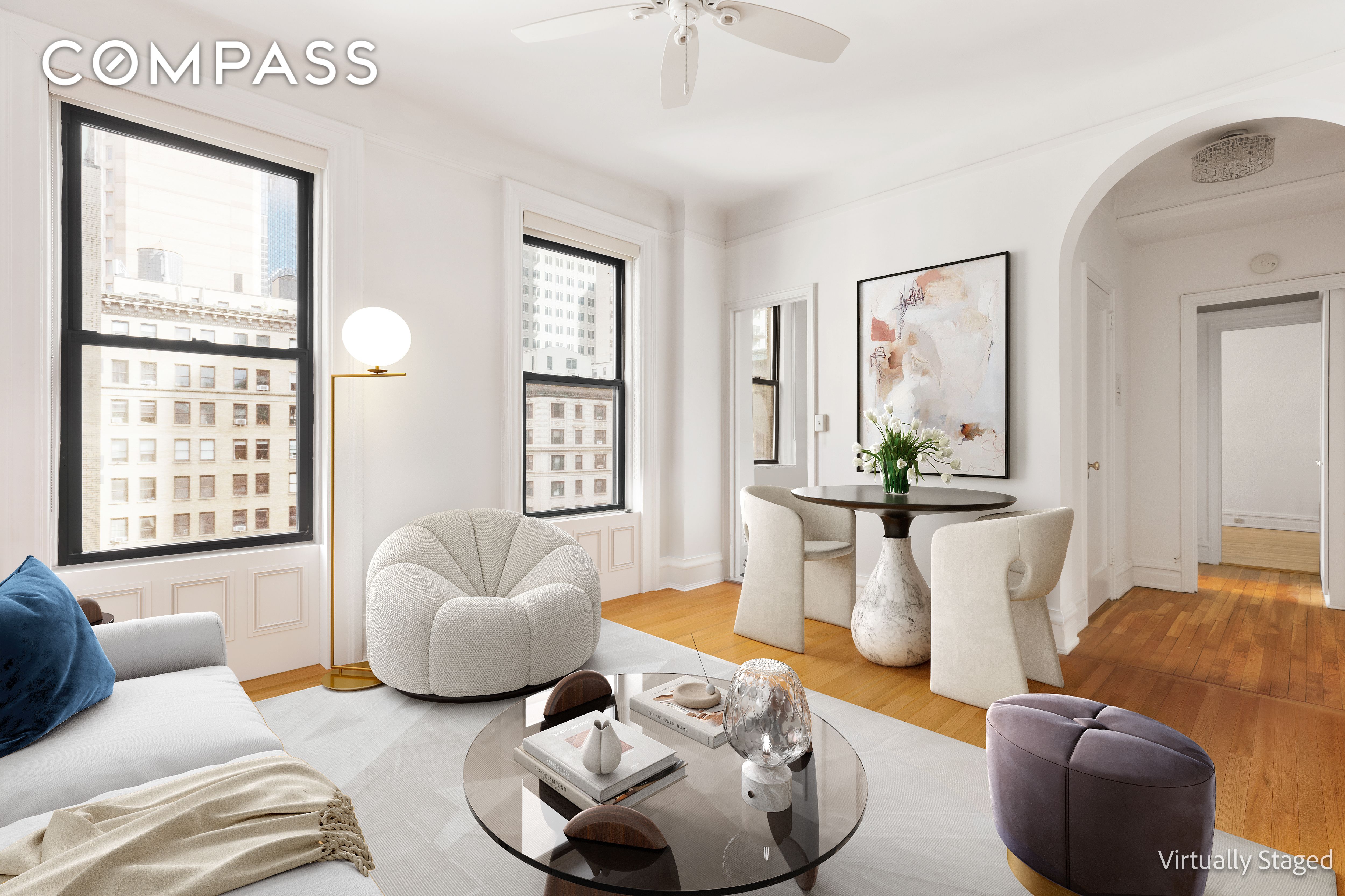 205 West 54th Street 11F, Theater District, Midtown West, NYC - 1 Bedrooms  
1 Bathrooms  
3 Rooms - 
