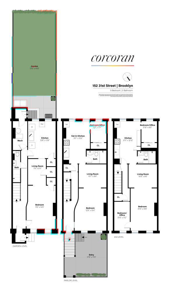 Floorplan for 152 31st Street
