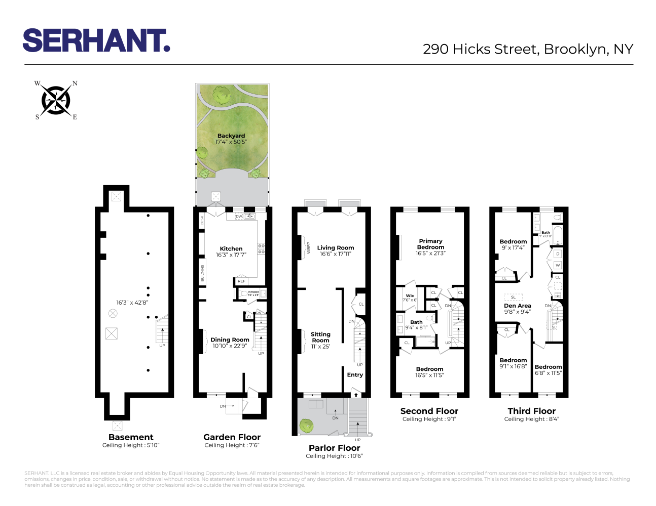 Floorplan for 290 Hicks Street