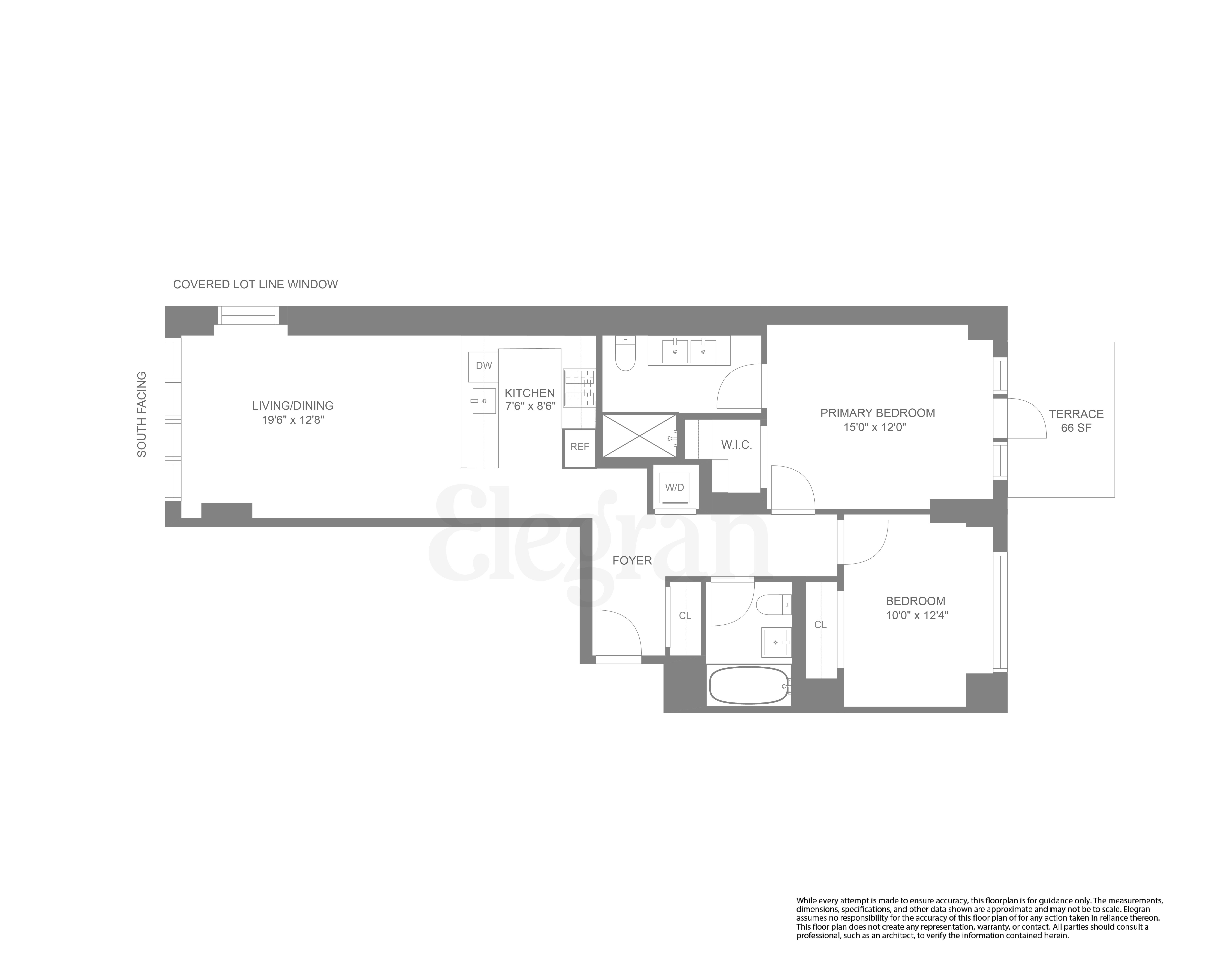 Floorplan for 214 North 11th Street, 4-T