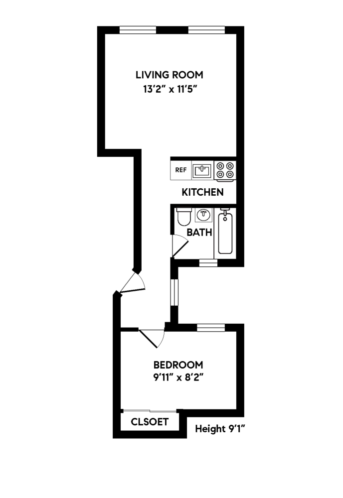 Floorplan for 128 East 83rd Street, 3A