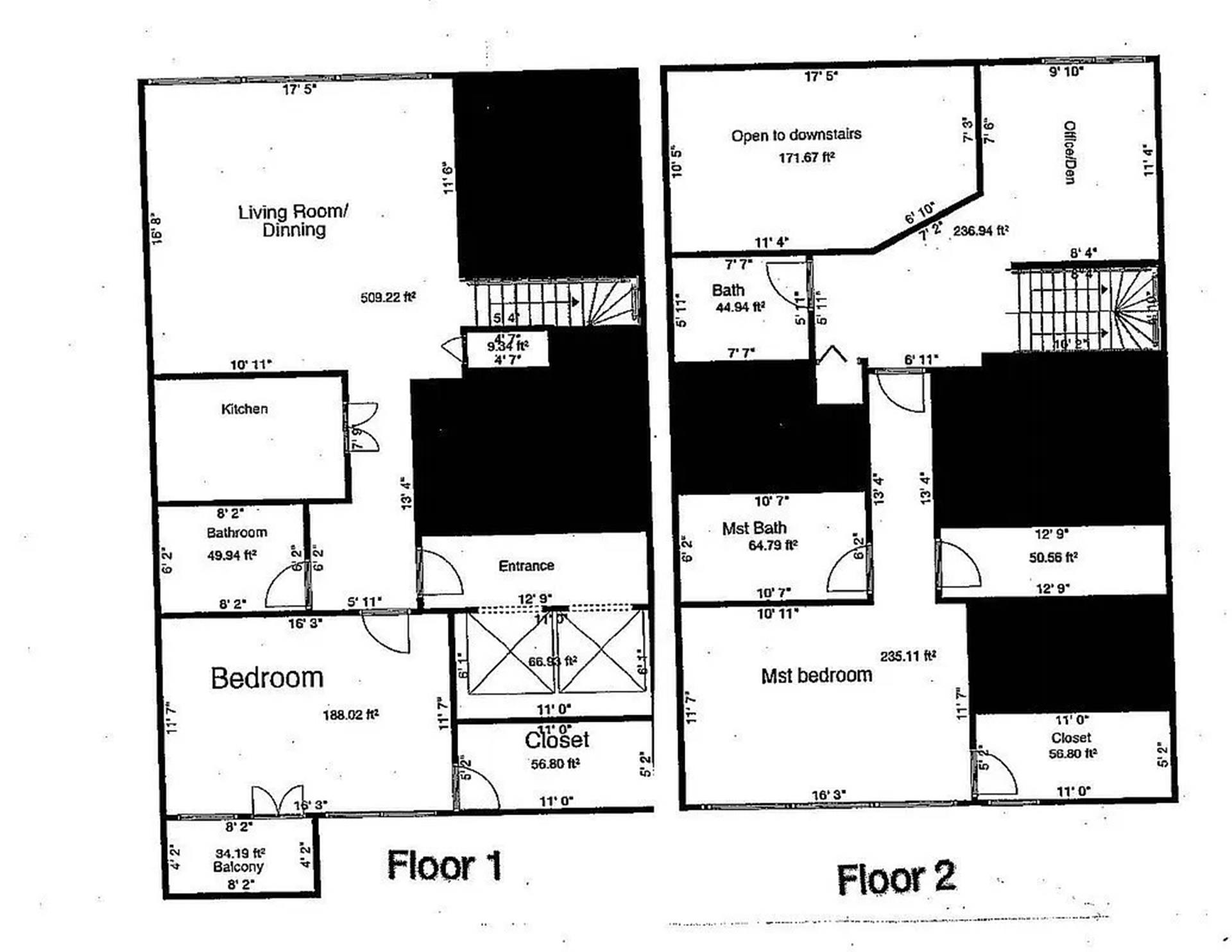 Floorplan for 74 East 79th Street, 18/19B