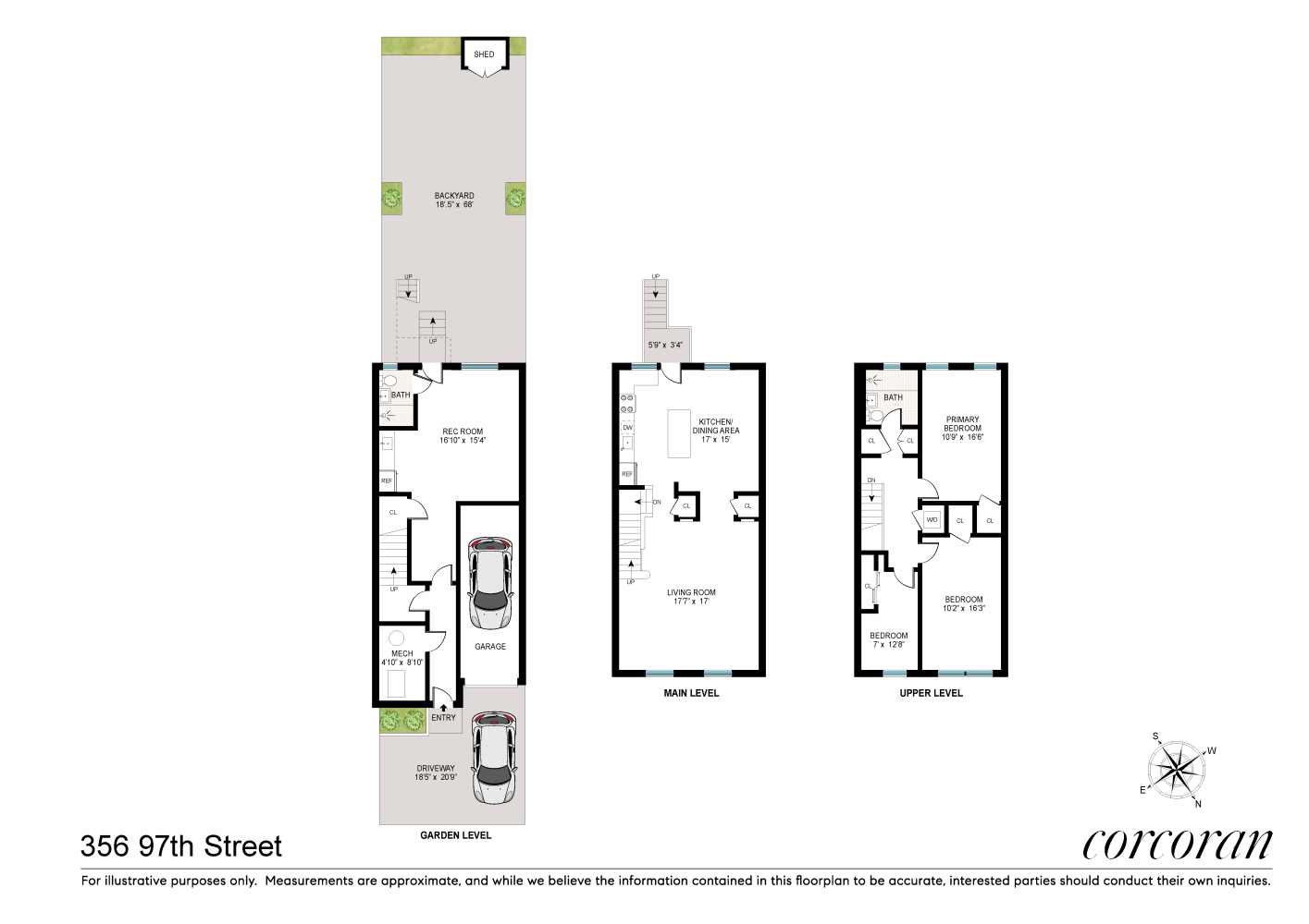 Floorplan for 356 97th Street
