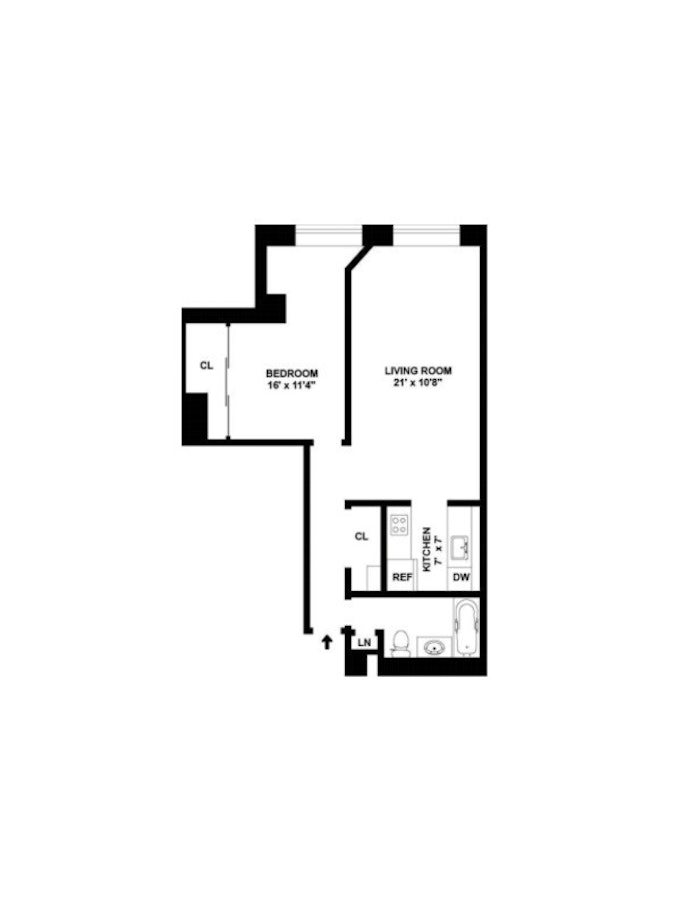 Floorplan for 61 East 77th Street, 8C