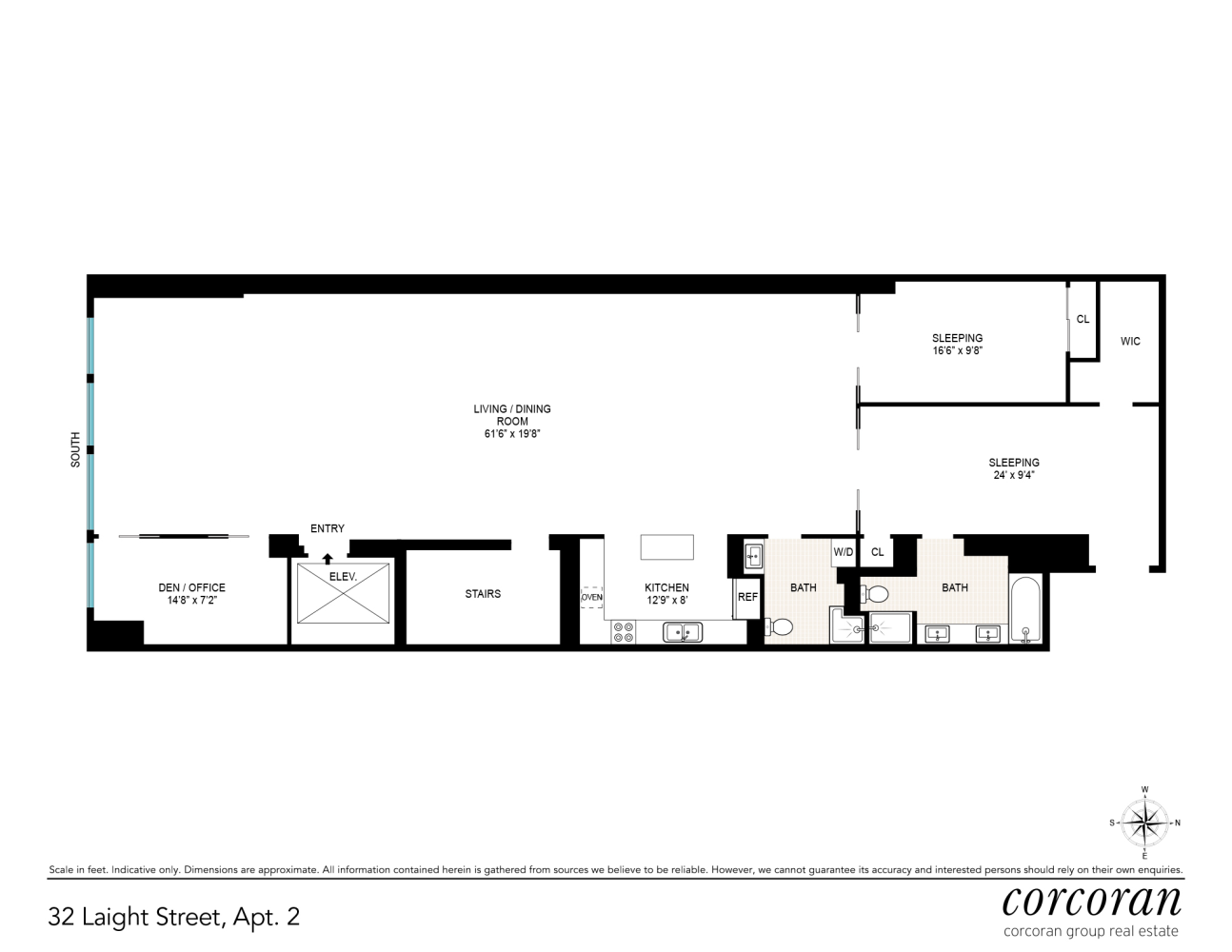 Floorplan for 32 Laight Street, 2