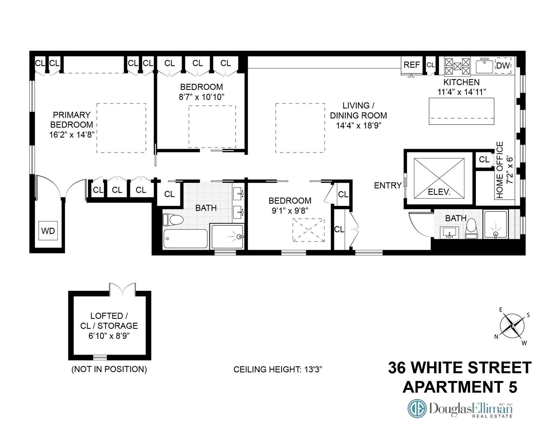 Floorplan for 36 White Street, 5