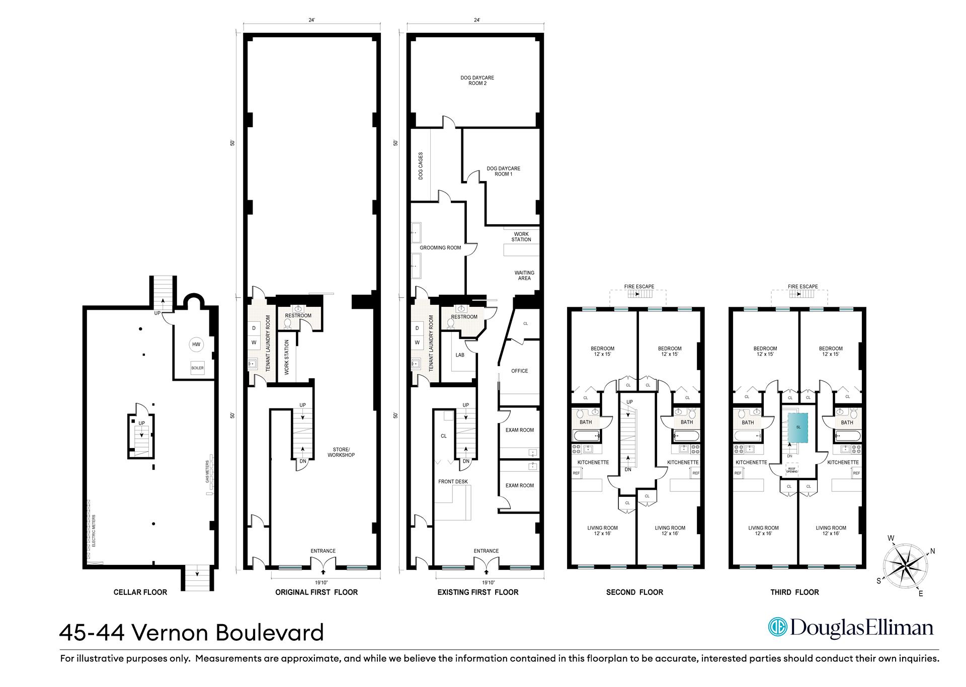 Floorplan for 45 -44 Vernon Boulevard